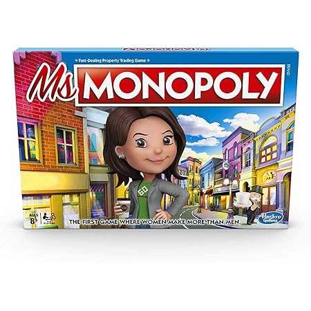 Monopoly Ms.Monopoly Board Game for Ages 8 & Up, Brown (E8424)
