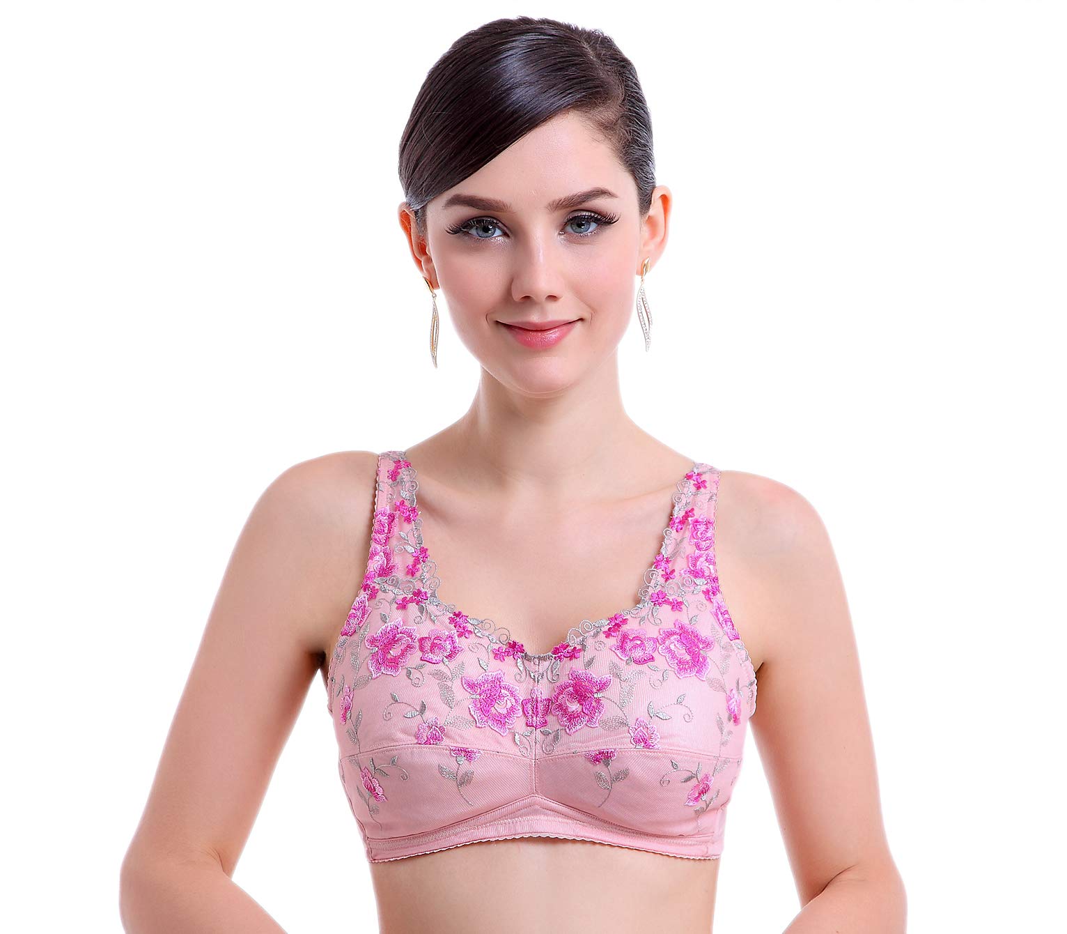 Mastectomy Bra 8466 Pocketed Bra or Silicone Fake Breast Form Breast Cancer Woman Bra