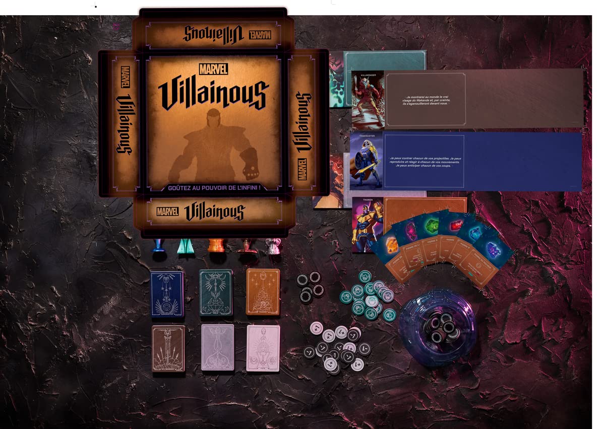 Ravensburg er – Marvel Villainous – Gesellschaftsspiel Familie – immersives Strategiespiel – 2 bis 6 Spieler ab 12 Jahren – 26983 – französische Version – alleine oder mit Erweiterungen spielen