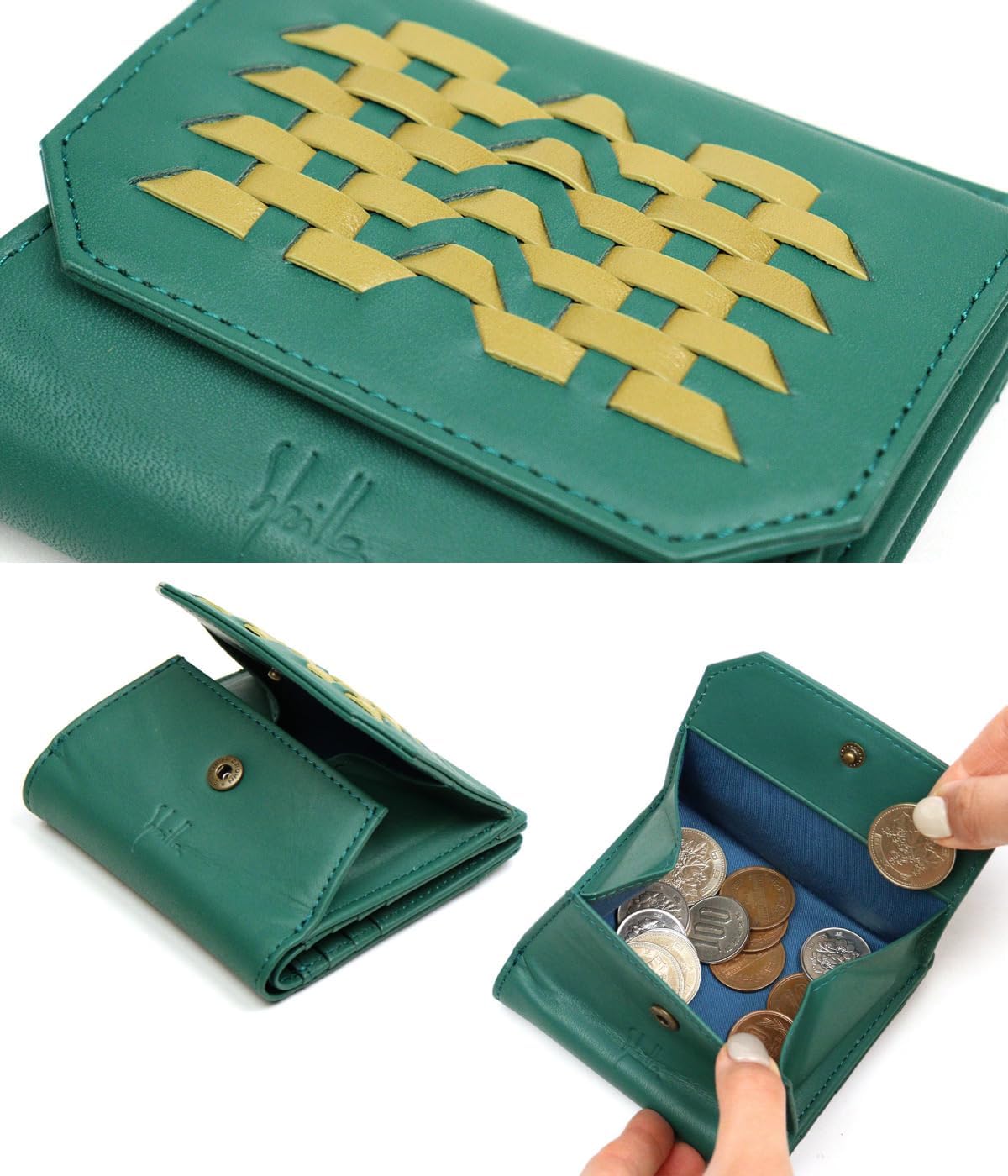 [シビラ] タジュール 二つ折り財布 5470490 (グリーン(50))