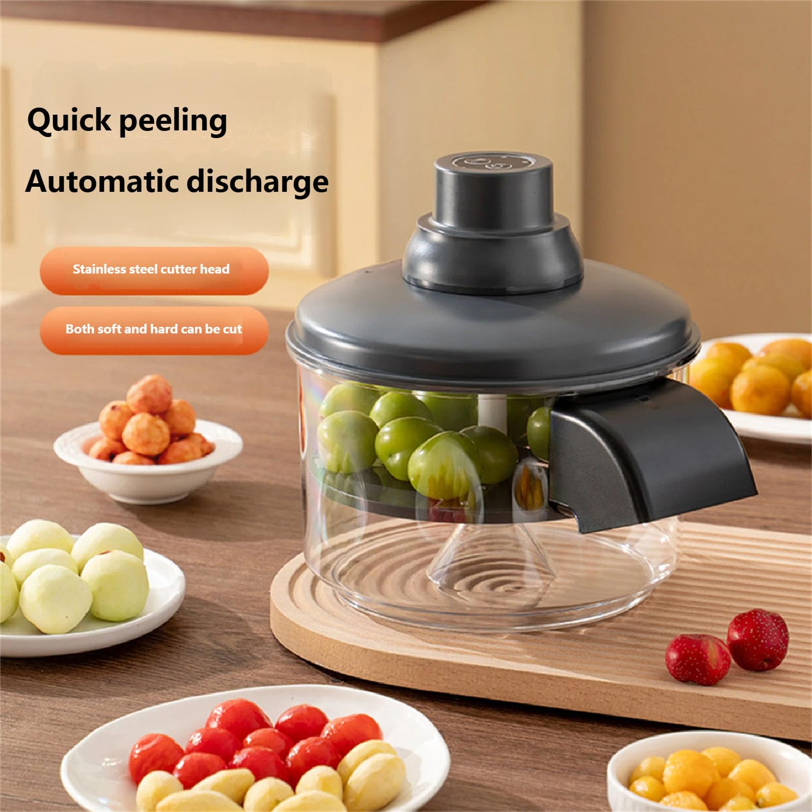 Éplucheur automatique de fruits et légumes avec technologie intelligente pour des tâches de cuisine sans effort dans les ménages
