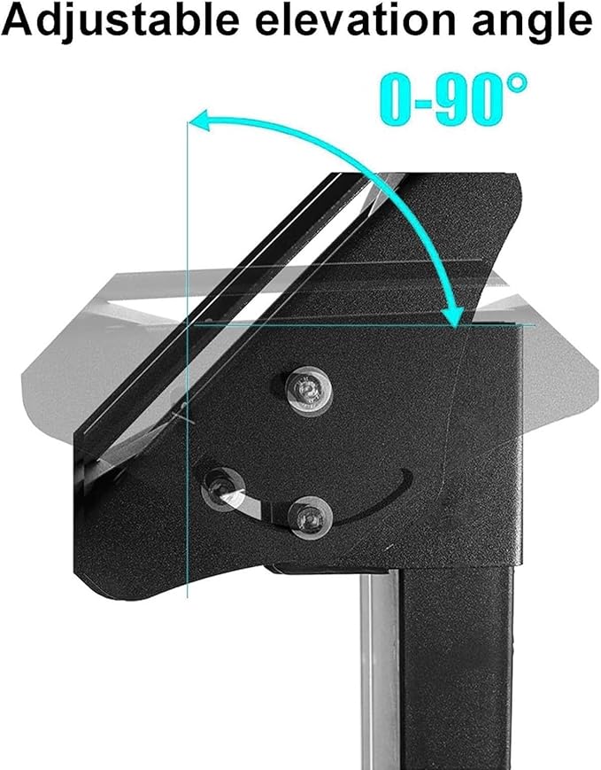 Soporte para TV Móvil con Ruedas, Ajustable 32-65 Pulgadas miniatura 5