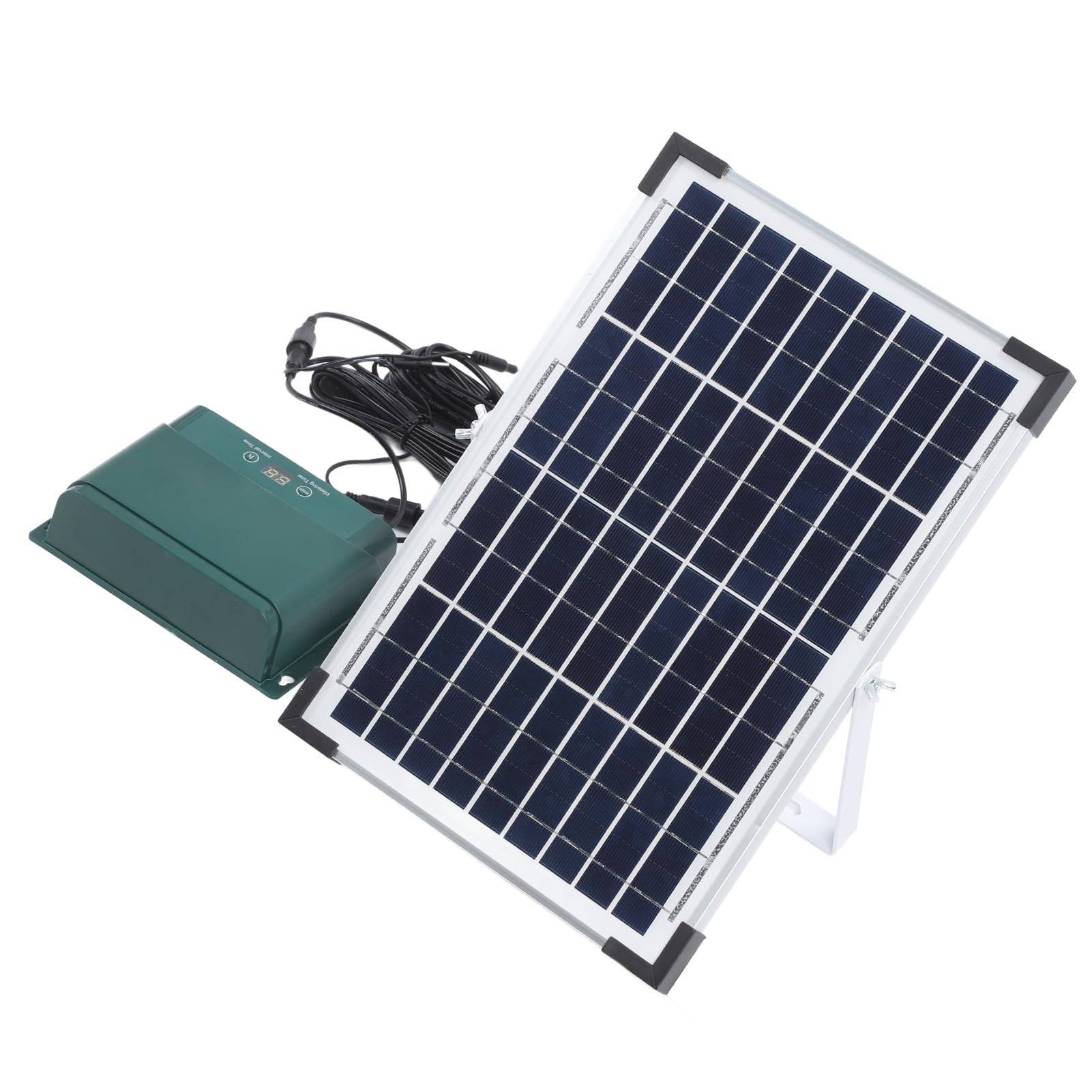 Kit di Irrigazione Solare Automatica a Goccia, di Irrigazione Automatica in Silicio Policristallino Impermeabile per Balconi e Giardini, Tubo da 50 M