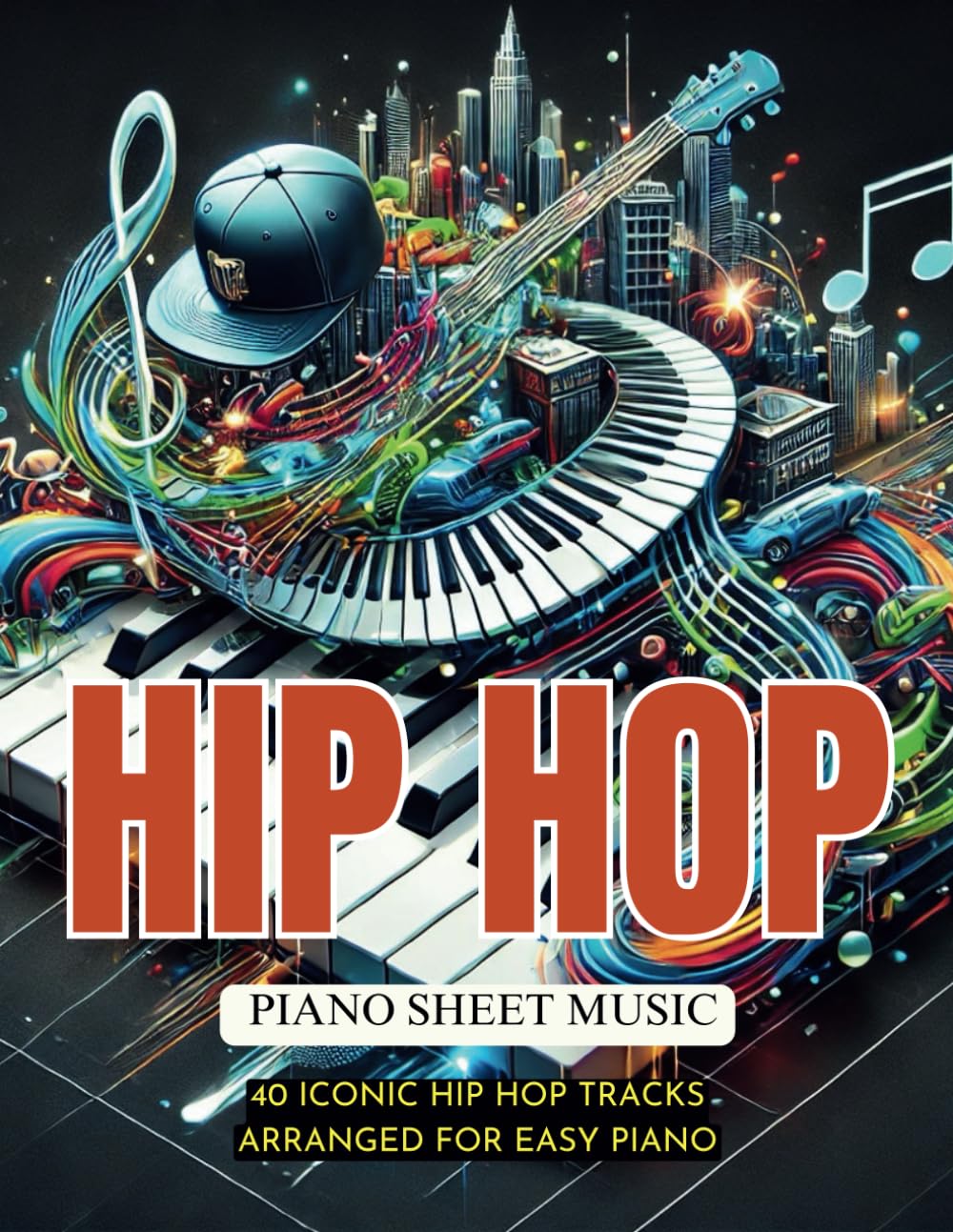 Hip Hop Piano Sheet Music: 40 Iconic Hip Hop Tracks Arranged For Easy Piano