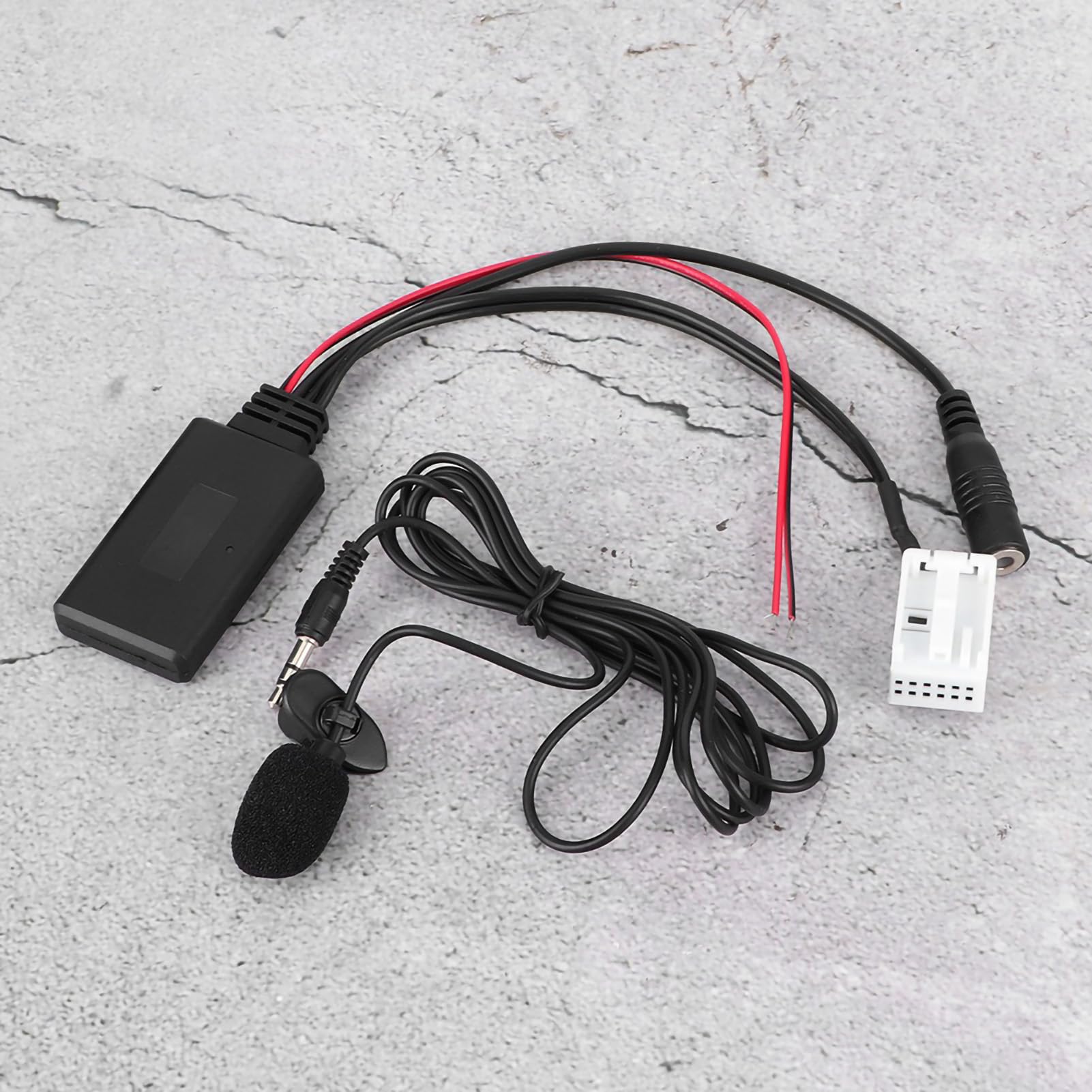 Adaptateur Bluetooth Audio 12 Broches Pour Citroën/Peugeot – Module AUX Avec Micro – Compatible C2, C3, C4, C5, 207, 307, Etc.