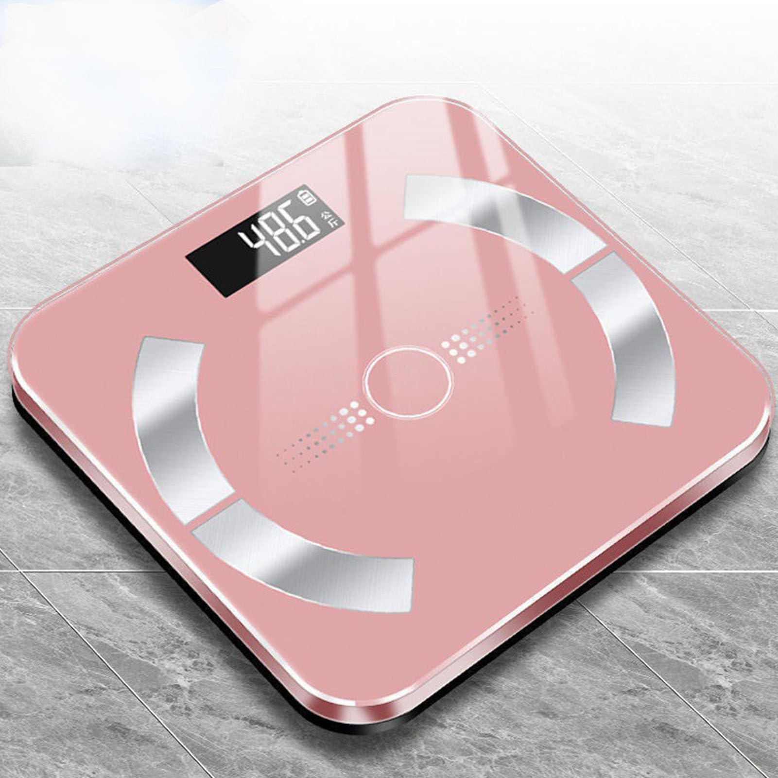 Badezimmerwaage für Körpergewicht, Bluetooth, hochpräzise digitale Waage, digitale Gewichtswaage, Gesundheitsmonitor für Zuhause, Wohnheim