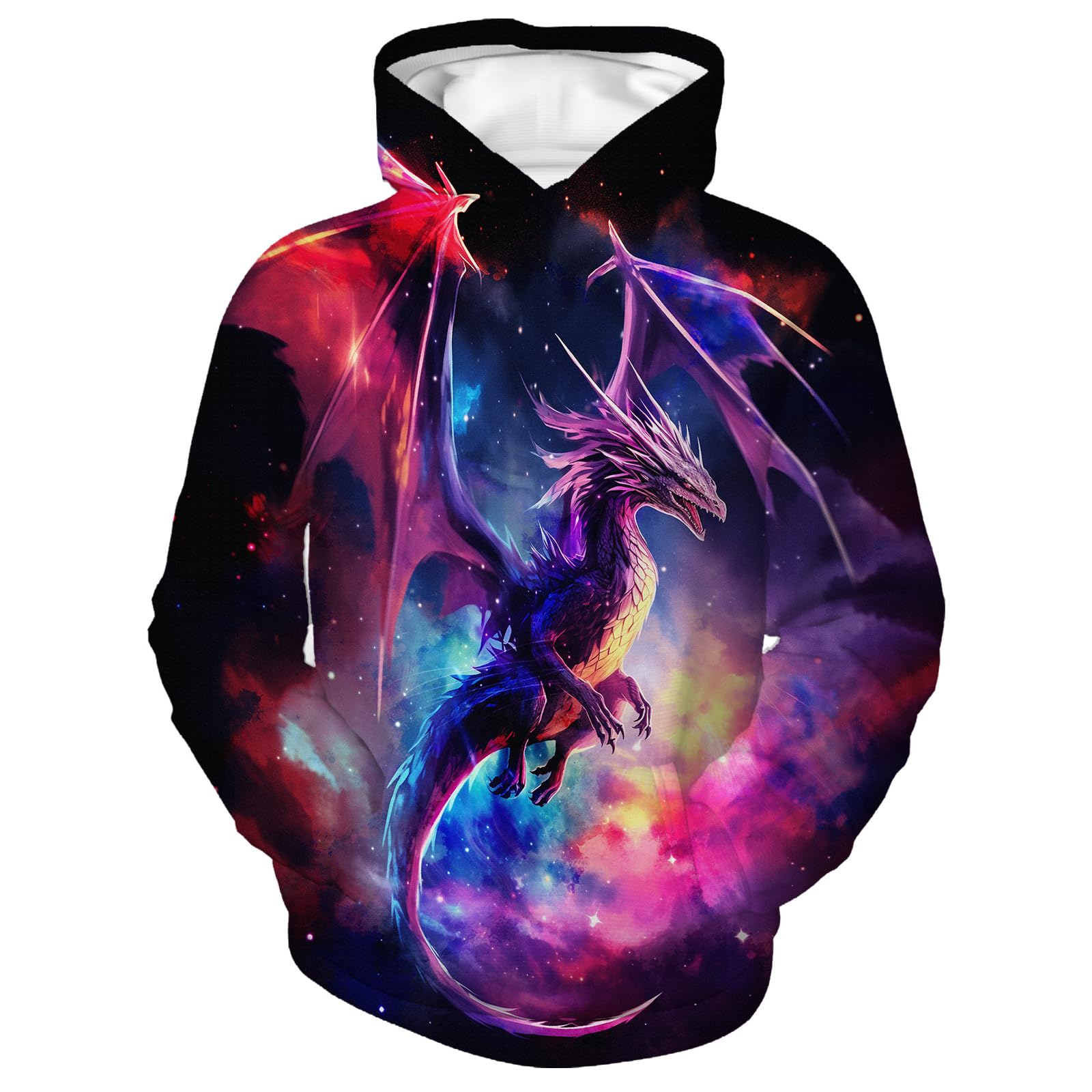 Horse Hoodies for Boys Girls 3D Printed Hooded Sweatshirts Long Sleeve Pullover Hoodie with Pocket 6-16 Years