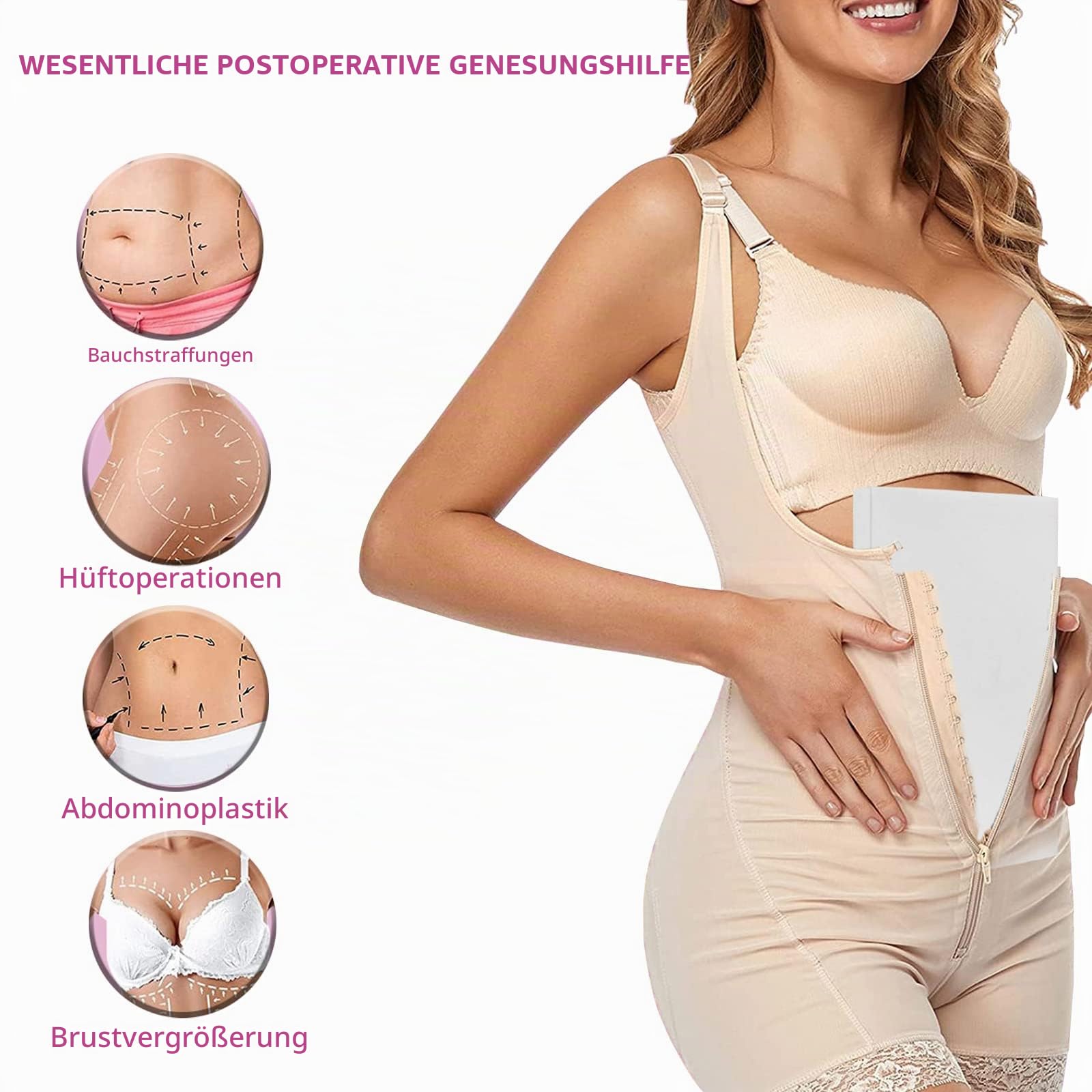 4 Päckchen Lipo-Schaum Bauchbrett 8x11x0.5 Zoll Kompressionsplatte Lipo Board Abdominal Bauch Nach der Operation Extra Dick Superweich Fettabsaugung Medizinische Schaumpolster für Taille & Bauch