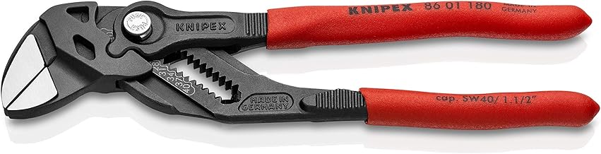 KNIPEX Tools - Pliers Wrench, Black Finish (8601180), 7 1/4-Inch