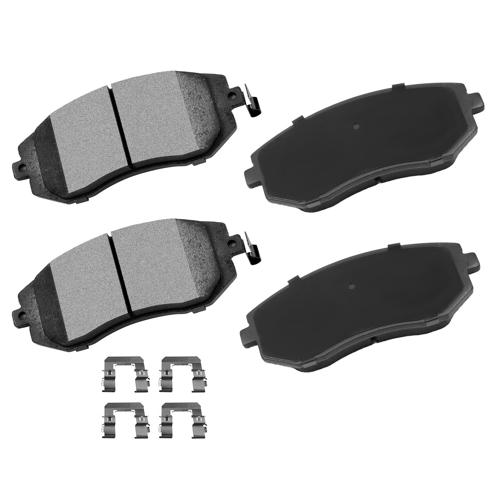 cciyu D929 Brake Pads w/Hardware Front Disc Brake Pad Set