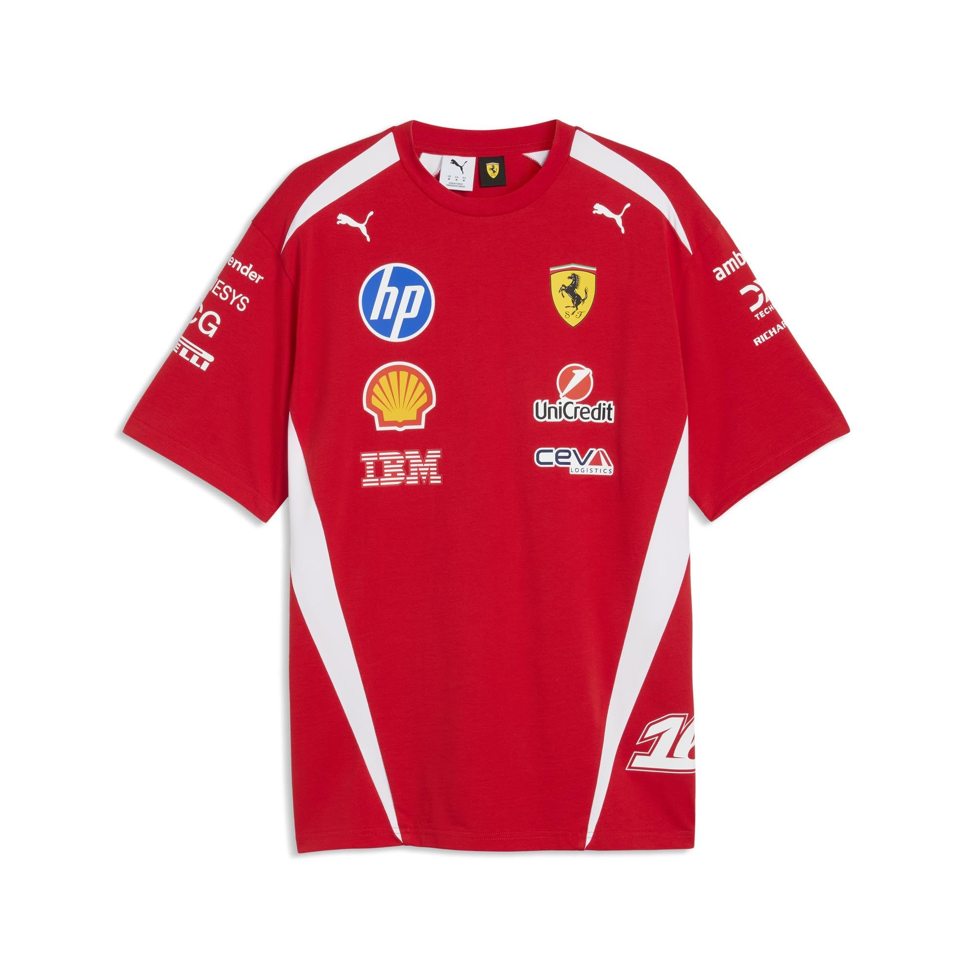 PUMA Scuderia Ferrari F1 2026 Charles Leclerc T-Shirt - Red - L