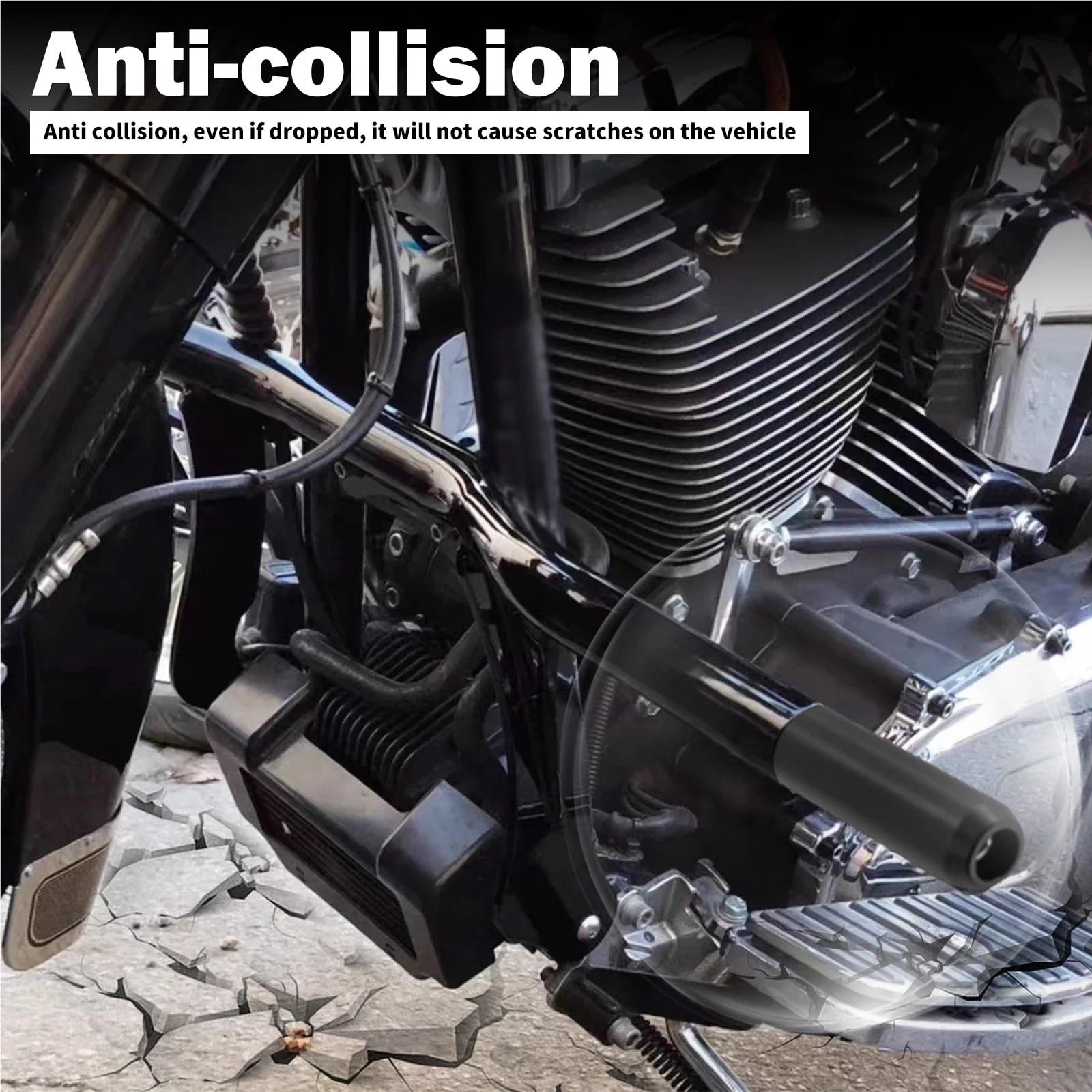 Per Touring Electra Street Glide Road King FLTRX 14-23 Protezione motore autostradale Per motocicletta Para barra di protezione anteriore copertura motore Base del Motore