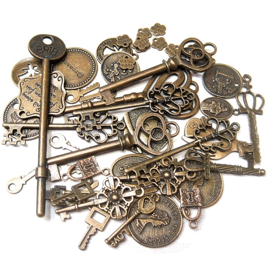 Amazon | 【Day-net】【50個セット】チャーム アンティーク