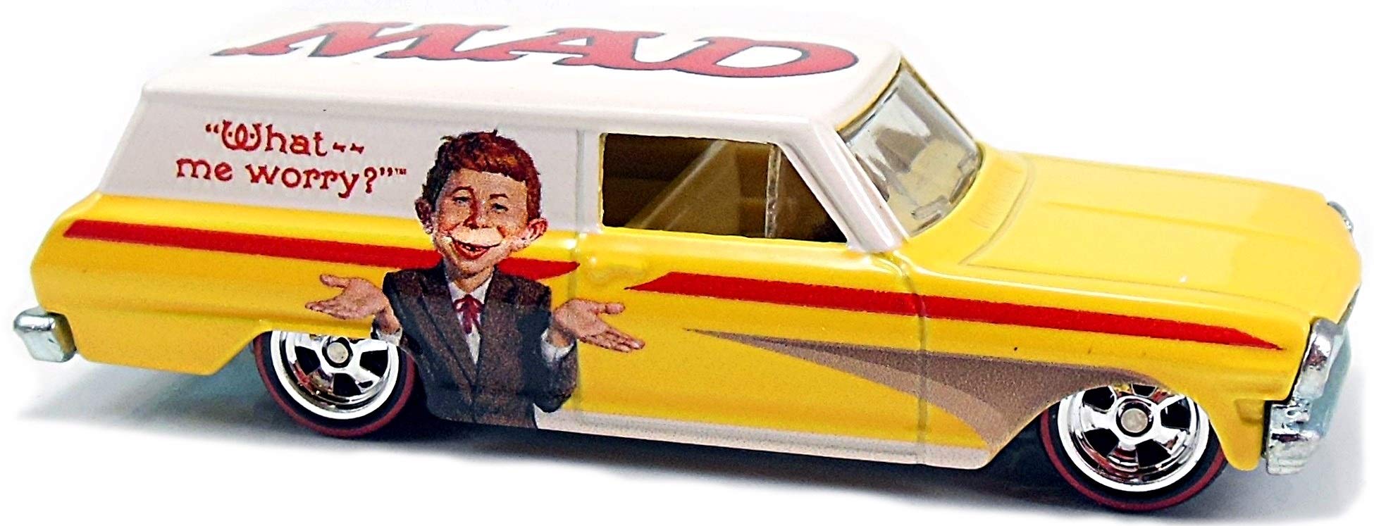 Hot Wheels No Worry Mad Magazine Car Alfred E. Newman Chevy Nova