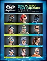Vista 3 de Flying Fisherman womens Pull on Sun Protection for Face & Neckbalaclavas-headwear