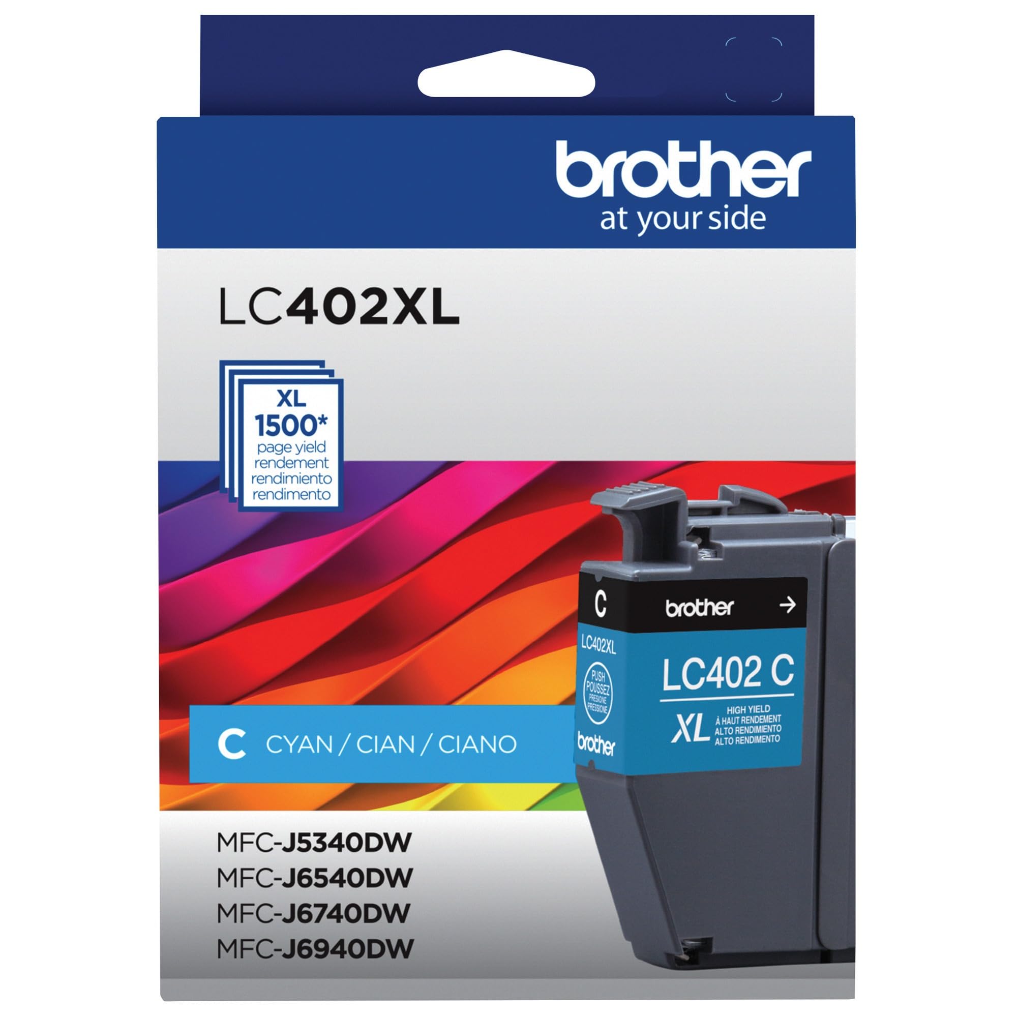 Brother Cartuccia d'inchiostro originale LC402XLC ad alta resa ciano