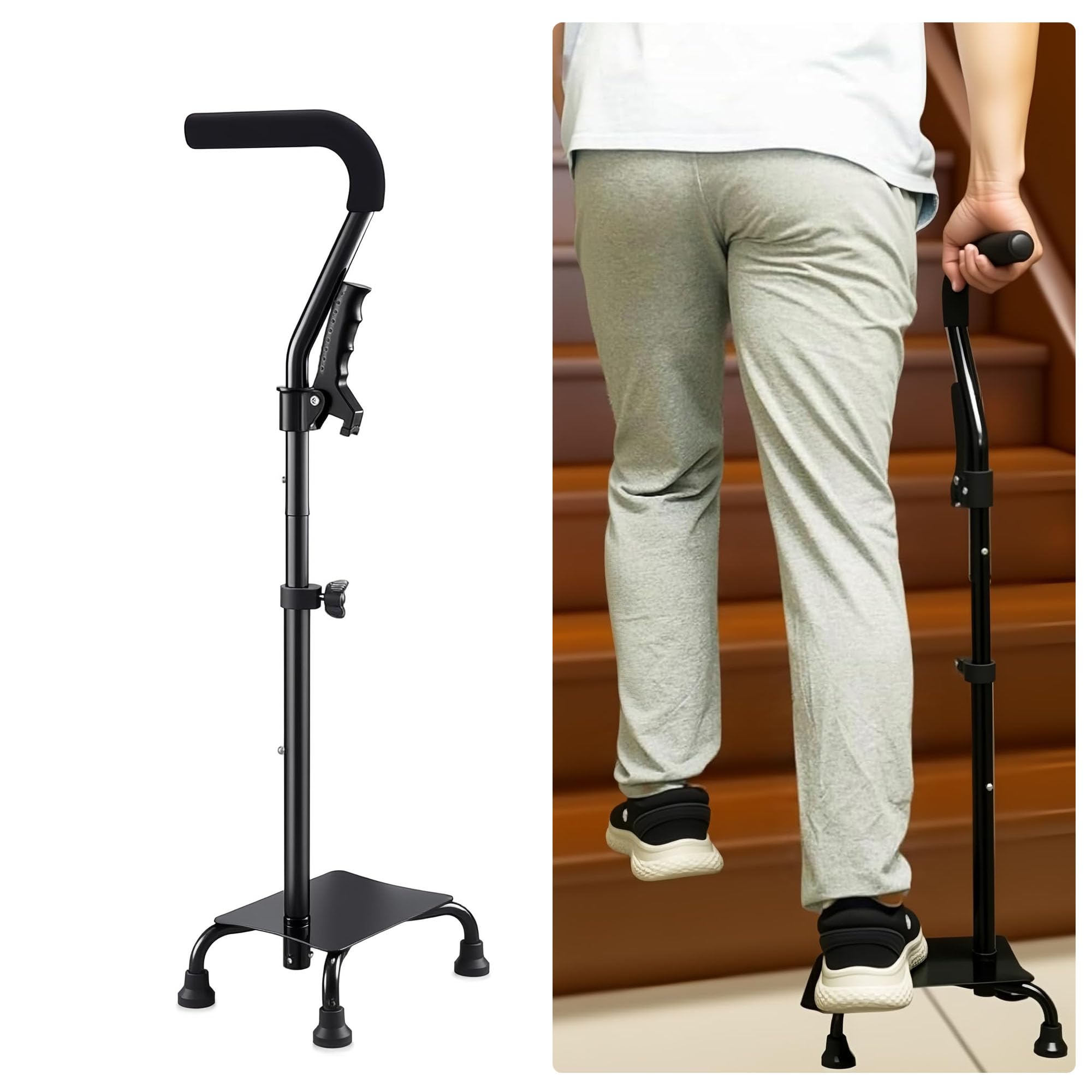 Snapklik.com : YOKABOZE Stair Climbing Assist Cane For Elderly People ...