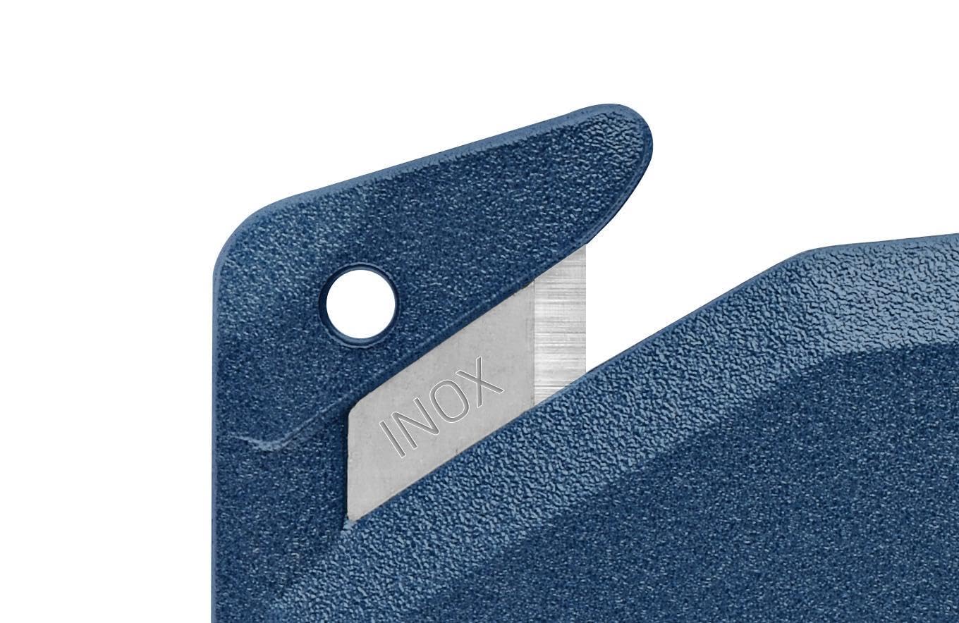 MARTOR 100 x Coltello di sicurezza, lama nascosta, SECUMAX 145 Rilevabile al metal detector, coltello Cutter professionale, leggero, in plastica, Per mancini e destrorsi