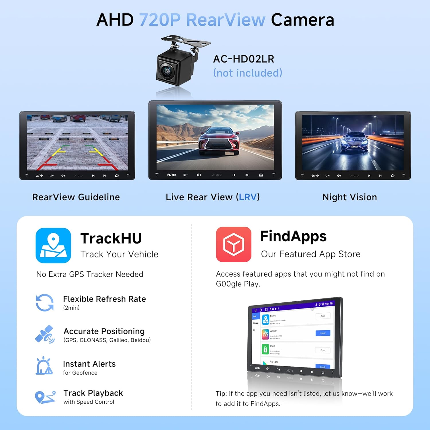 9inch Android Double Din Car Stereo with OBD2 Scanner, Wireless CarPlay & Android Auto, Wi-Fi/Bluetooth/USB, GPS Tracking, 24B EQ&DSP, Built-in AMP, HD LRV, Mirror Link