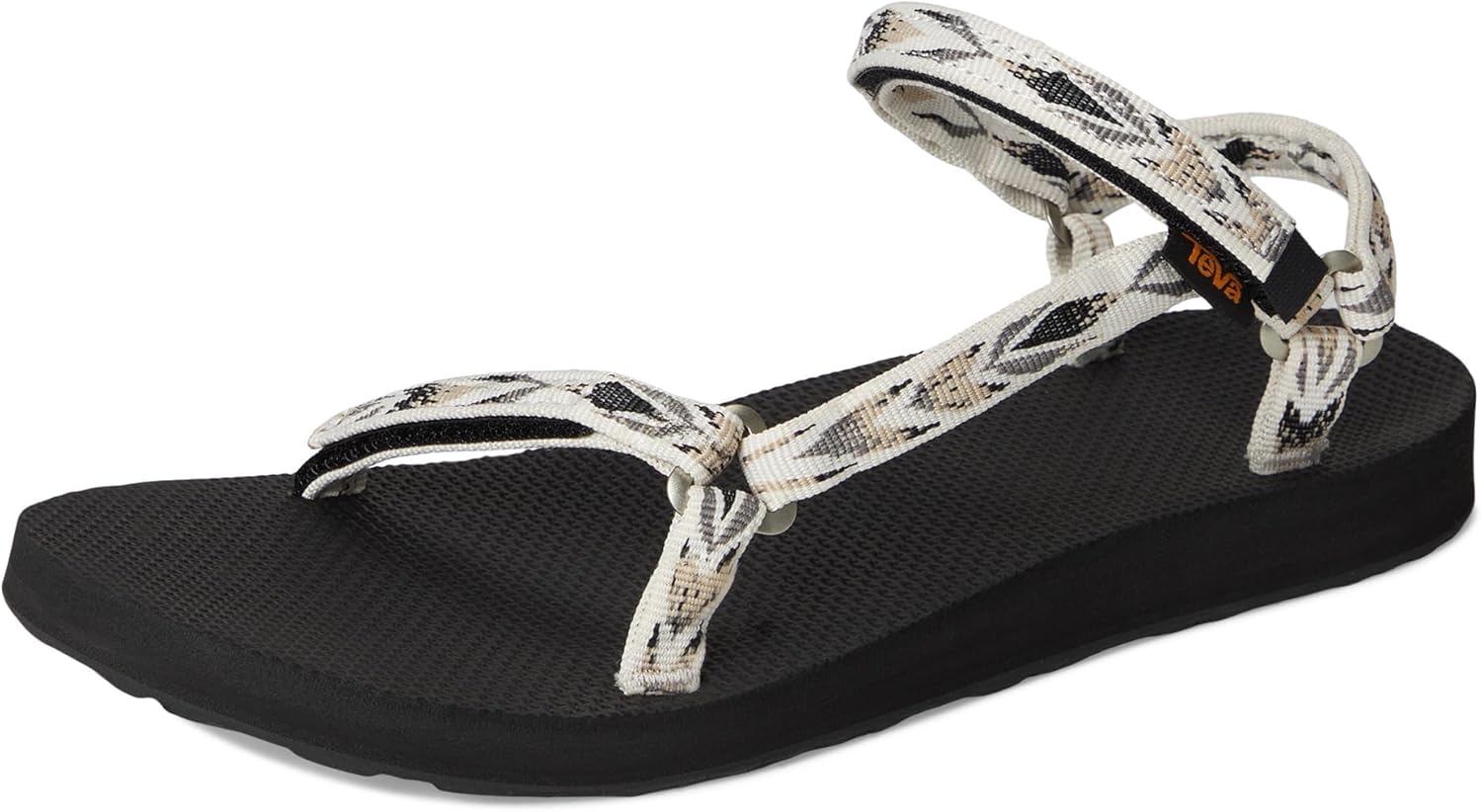Teva Women's Original Universal Slim Sport Sandal, Archive Wings White/Black, 8 - Image 7