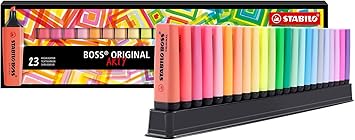 STABILO - BOSS ORIGINAL - Highlighter - ARTY - Deskset of 23 - Assorted colors