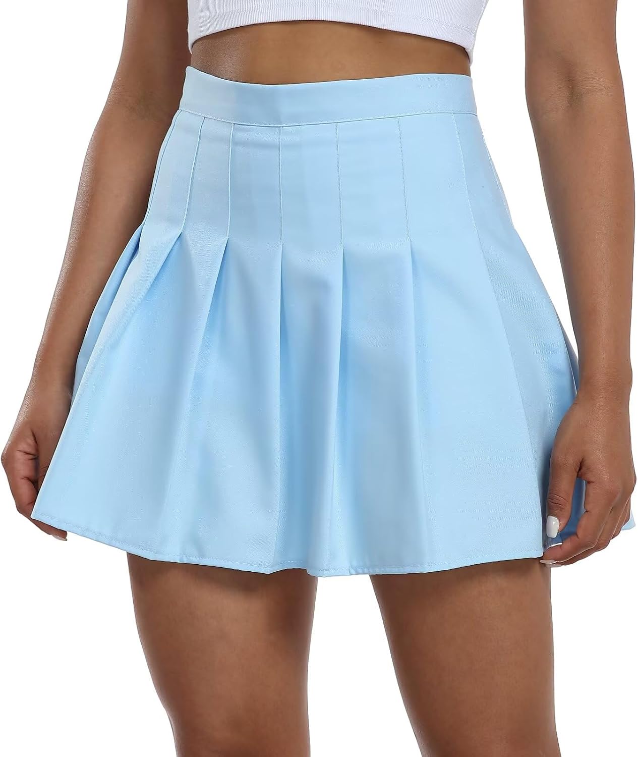 Pleated Skirts for Women Tennis Skirt with Shorts High Waisted Mini Skirt Athletic Golf Skirts Uniform Cheer Dress