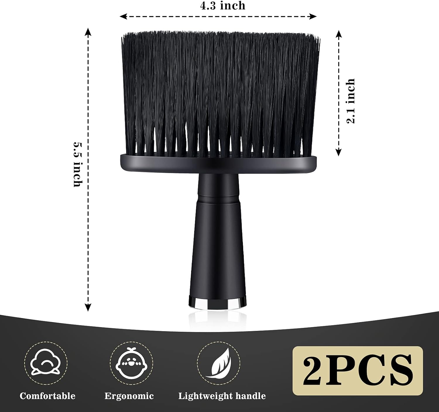 Ne Duster Brush for Hair Cutting Barber Duster Soft Cleaning