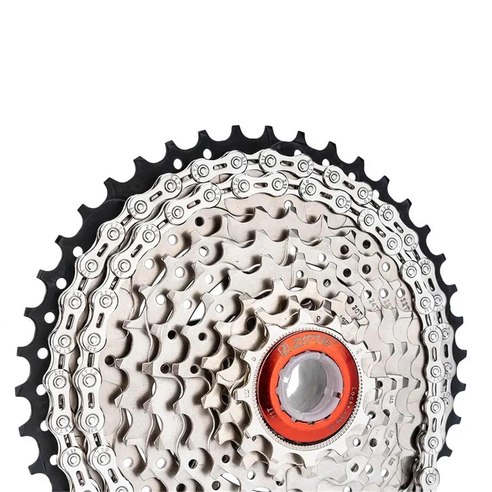 Fahrradkette 11-Gang-Rennradkette 11-22-33-fach, leicht, 116 Glieder, Kettenschloss fehlt, Strom(11s Gold SLR 236g)
