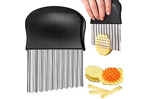 JAYVAR Crinkle Cutter - the Perfect Kitchen Accessory for Potato Lovers