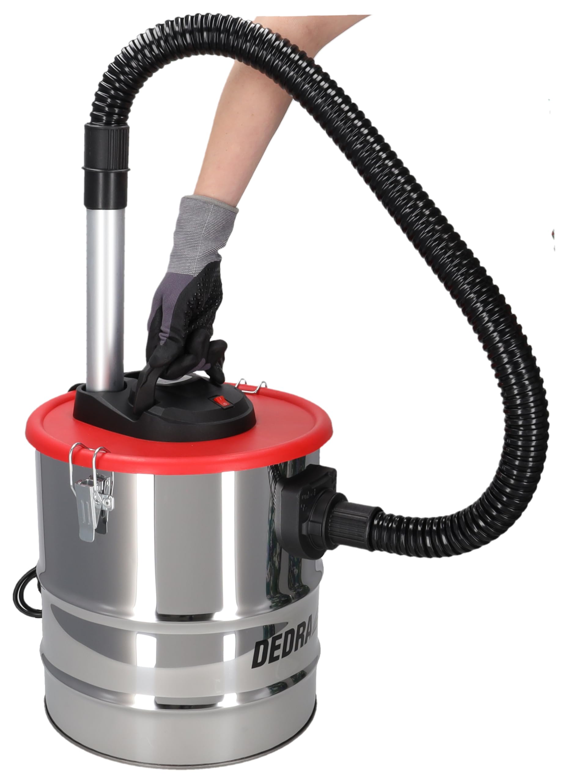 Dedra Kaminstaubsauger mit HEPA-Filter 1200W 20 l Tank 19kPa