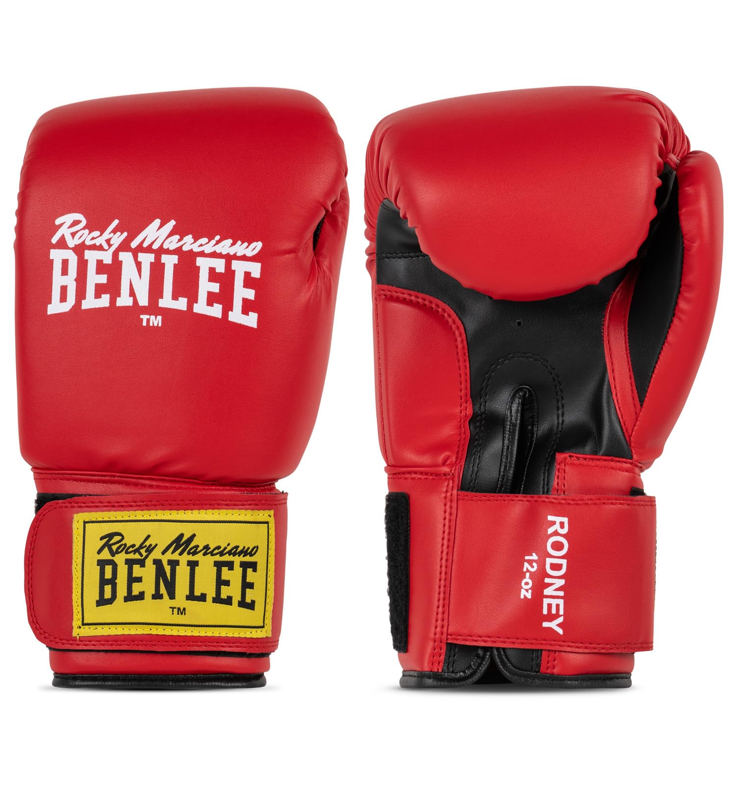 Ben Lee Rocky Marciano Training gloves Rodney Boxing gloves - Red/Black, 12 oz
