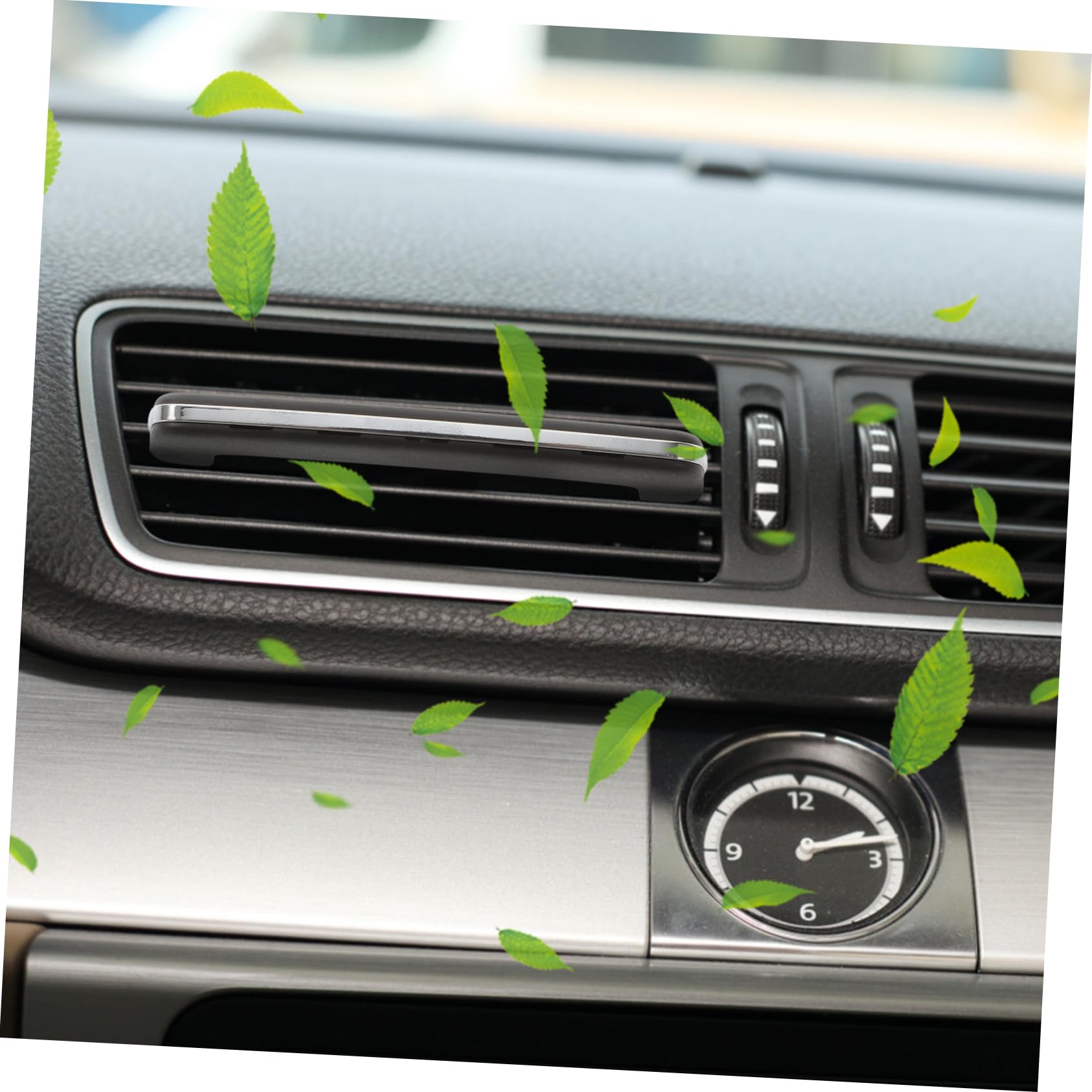 MAGICLULU Profumatore per Auto Magnetico in Lega di Alluminio e Ceramica, Diffusore D'olio Essenziale Leggero e Facile da Installare, Design Unico per Interni Auto