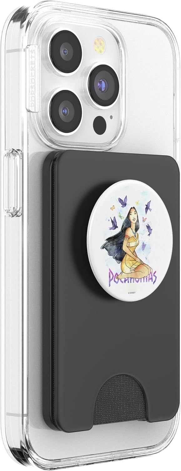 Disney Pocahontas Watercolor Portrait PopSockets PopWallet for MagSafe
