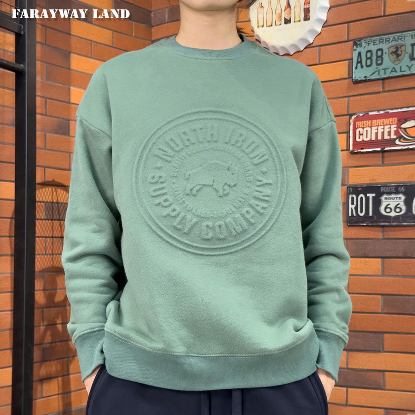Bluza jesienno-zimowa bawełniana pianka bluza męska litera tłoczona koszulka z długim rękawem wszechstronna luźna bluza męska z okrągłym dekoltem