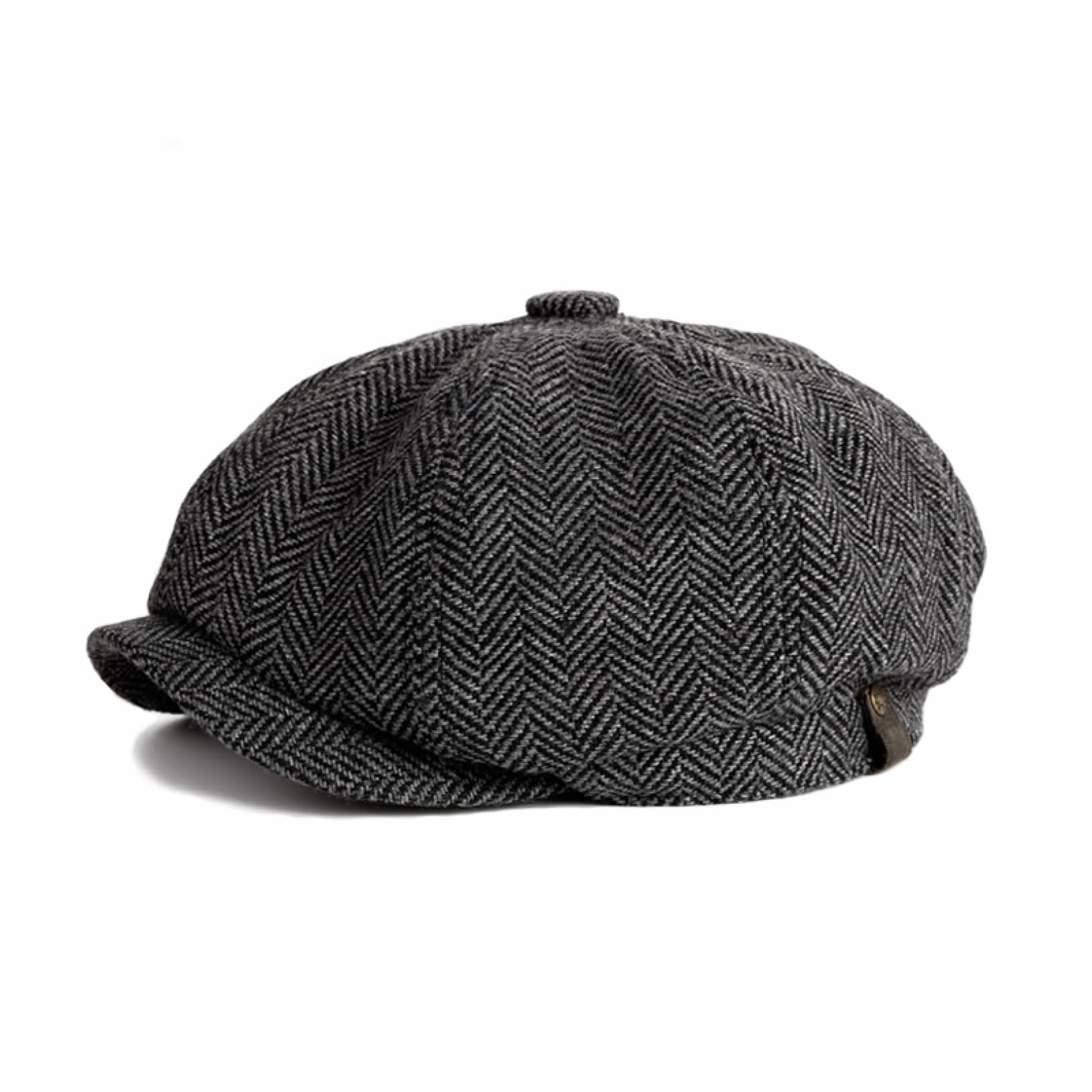 British Style Newsboy Hats for Men Cotton Caps Male Spring Summer Vintage Octagonal Flat Cap Ivy Caps Cabbie Driver Beret, Gray, M
