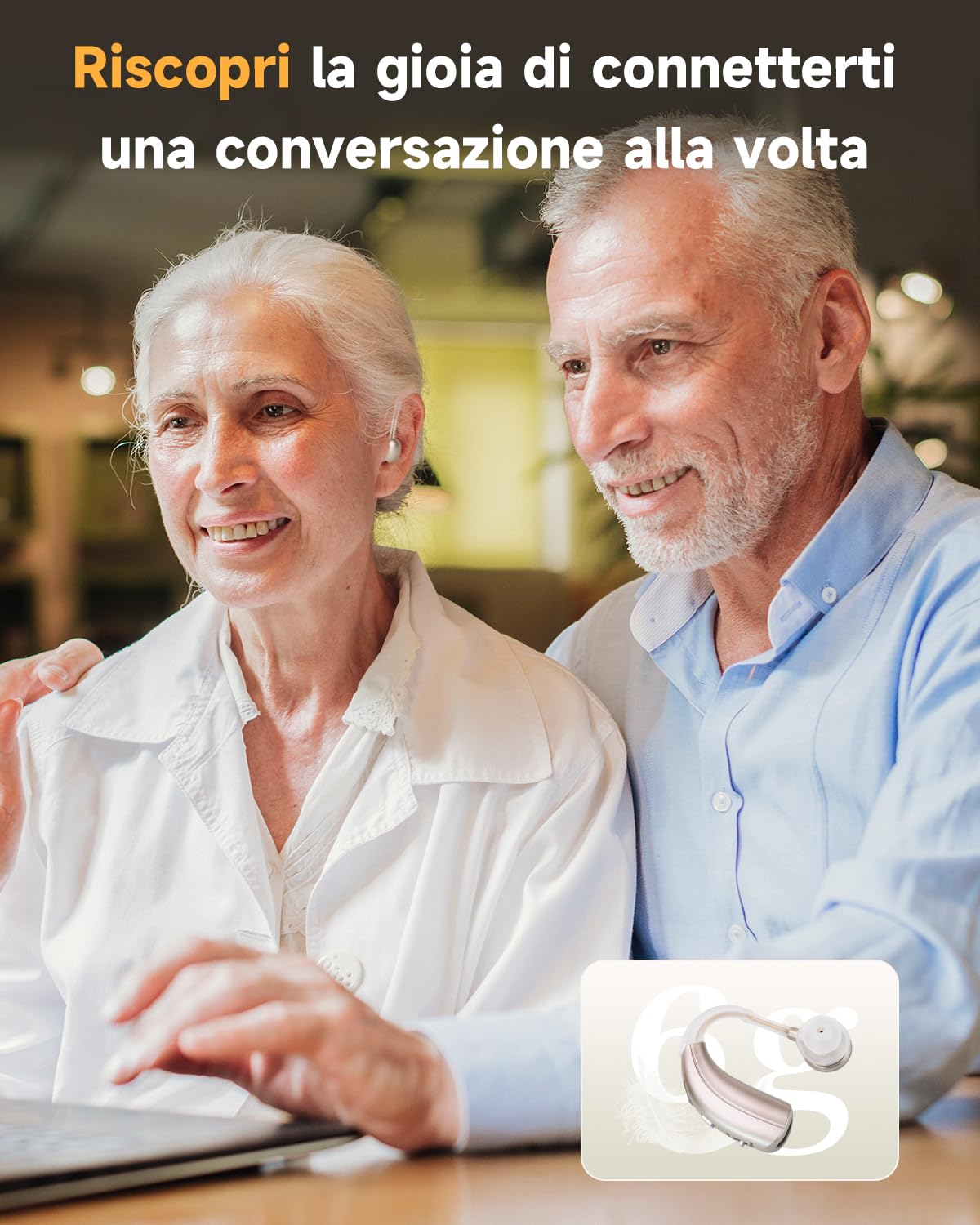 Britzgo dispositivo in Silicone, lunga durata, cancellazione intelligente del rumore, 1 coppia (argento)