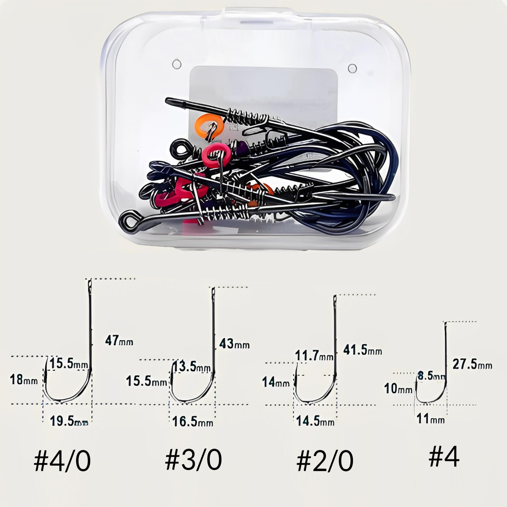 Set di ami per gamberetti vivi, ami da pesca in acciaio al carbonio spinato per acqua dolce e salata, esca per gamberetti, spigola, carpa, pesce gatto esca