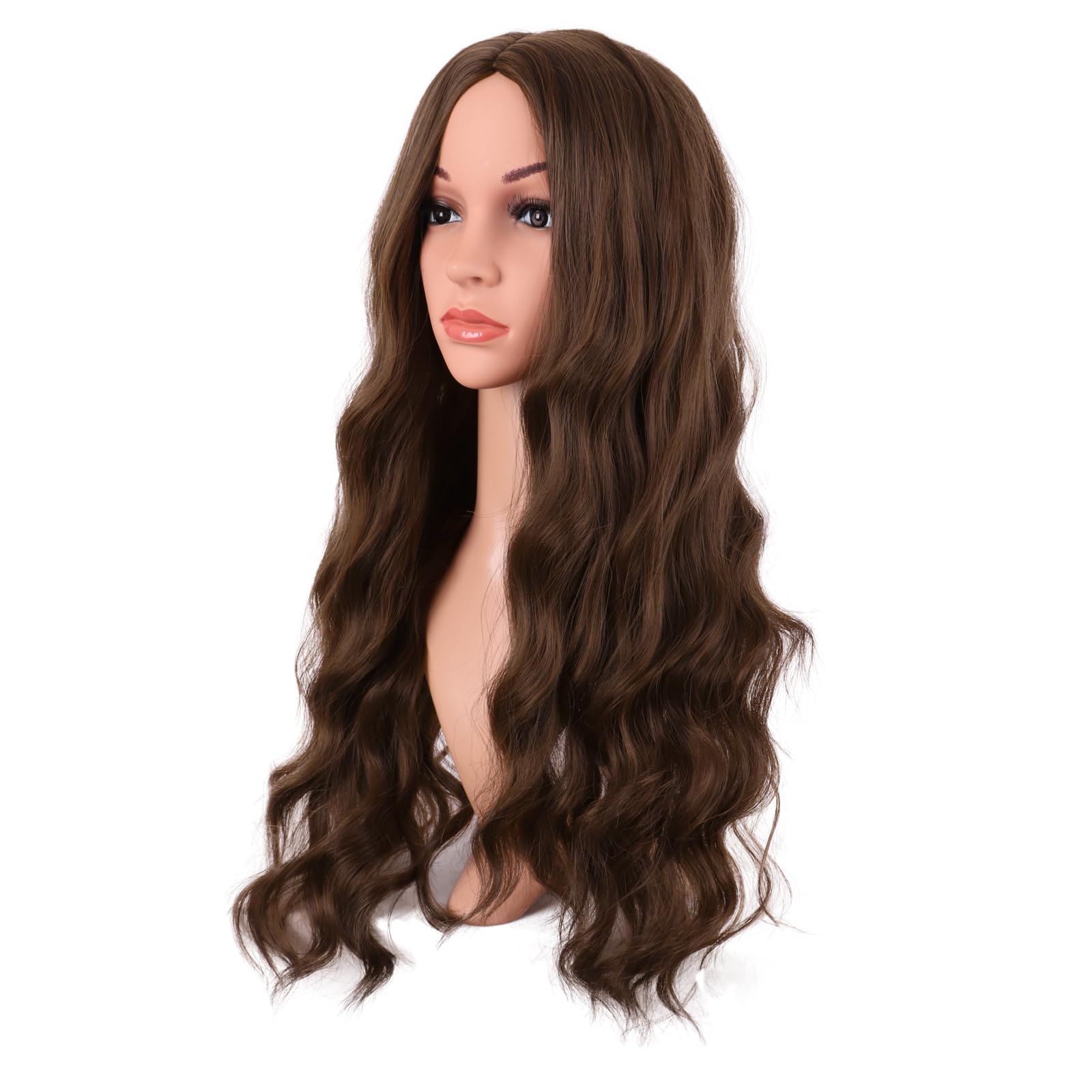 Mapofbeauty 32 Pulgadas/80cm de Luz Rubia Pelo Largo Rizado Ondulado Peluca Cosplay Peluca — view 77