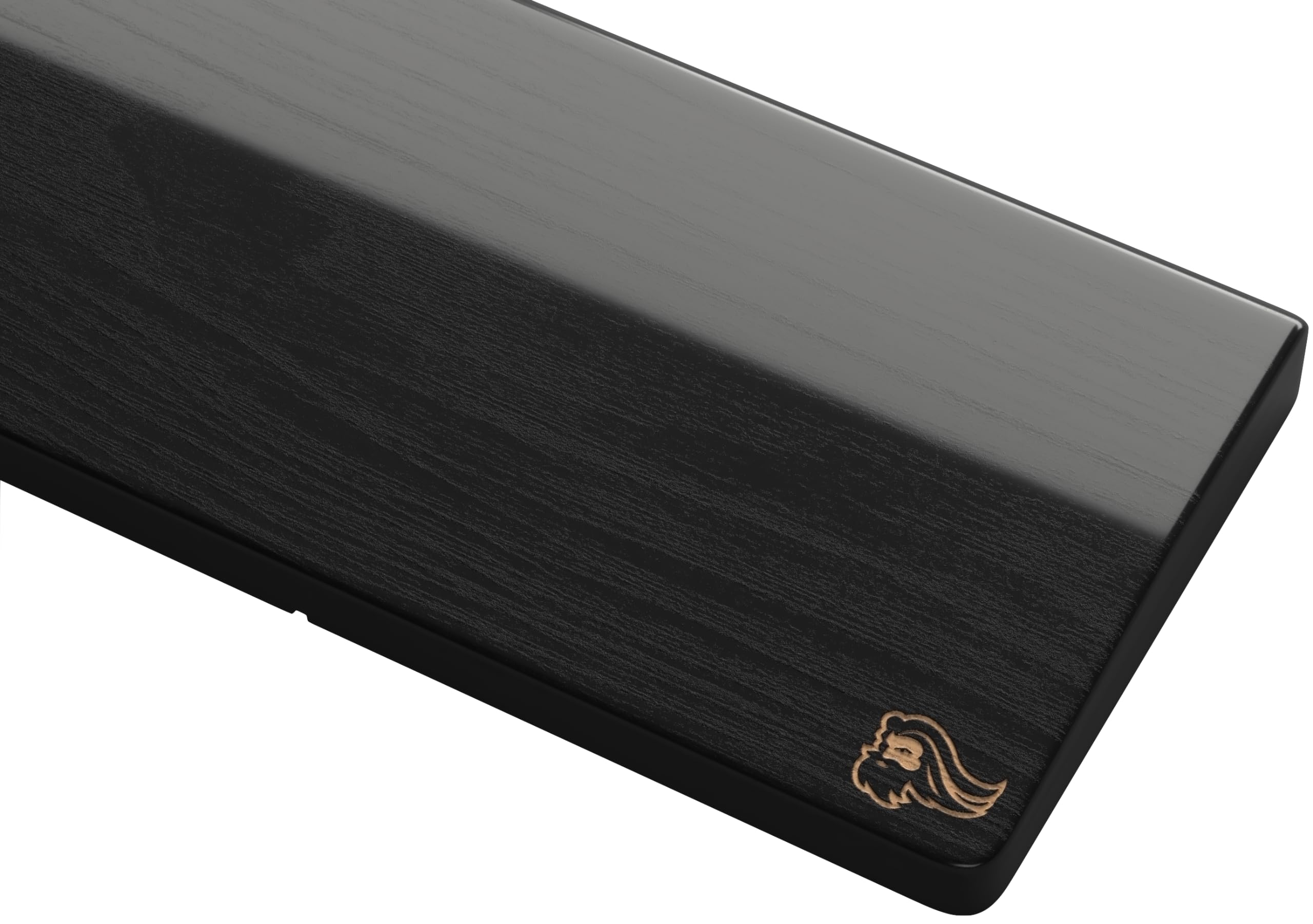 GLORIOUS Reposamuñecas de Madera Fresno Blanco Antisudor Jugar TKL (Onyx)