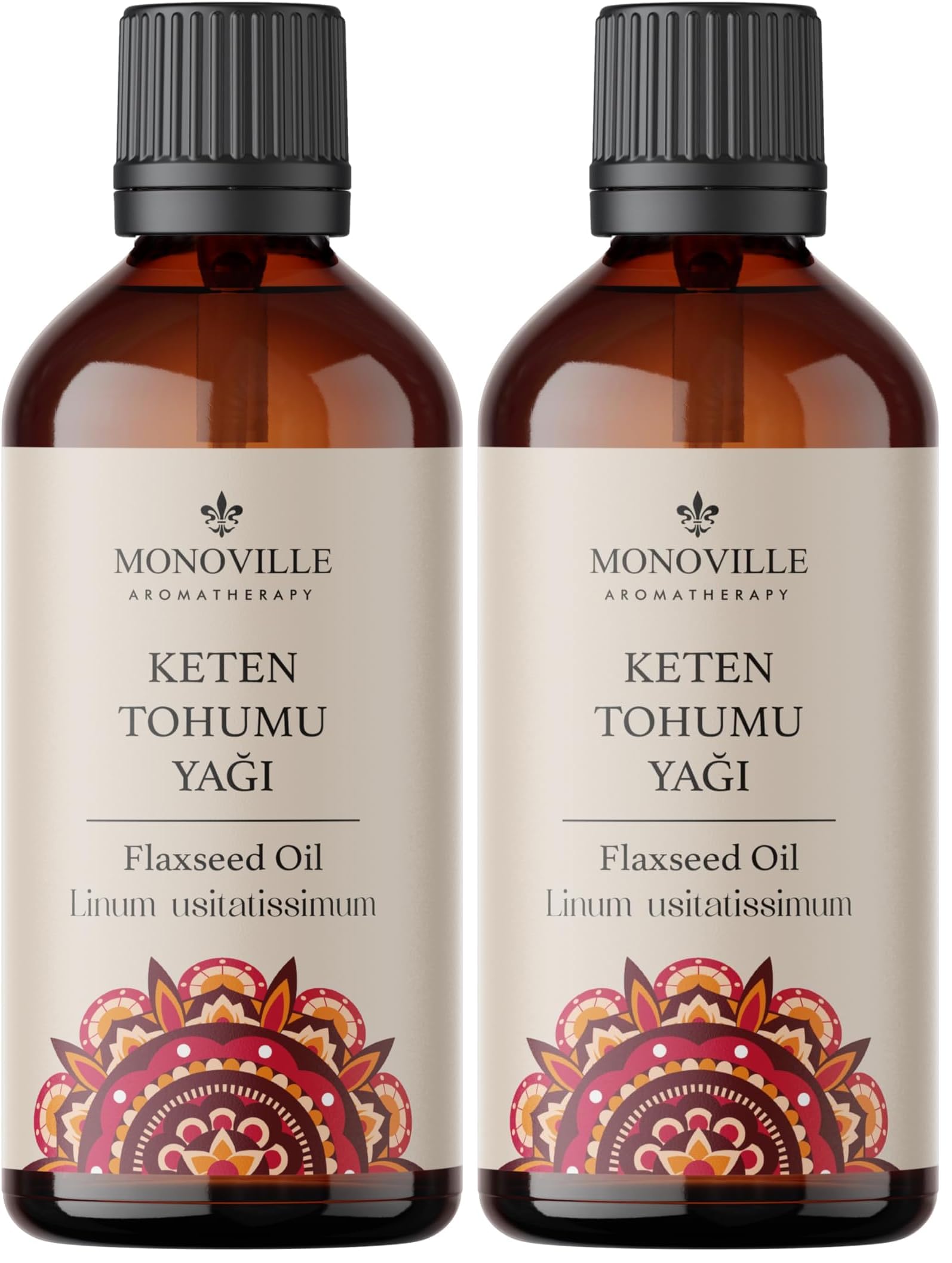 Keten Tohumu Yağı 100 ml Soğuk Sıkım%100 Saf Ve Doğal (2 paketi)