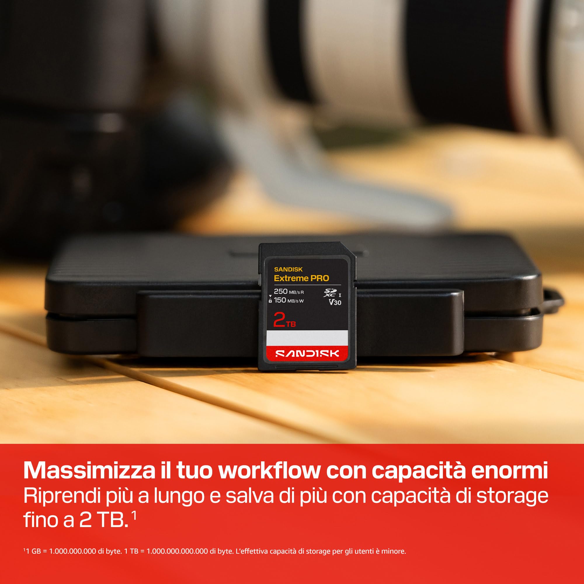 SANDISK Extreme PRO Scheda SD UHS-I da 512 GB (fino a 250 MB/s velocità di lettura e fino a 170 MB/s velocità di scrittura, video in 4K UHD, U3, V30) Memory Zone App