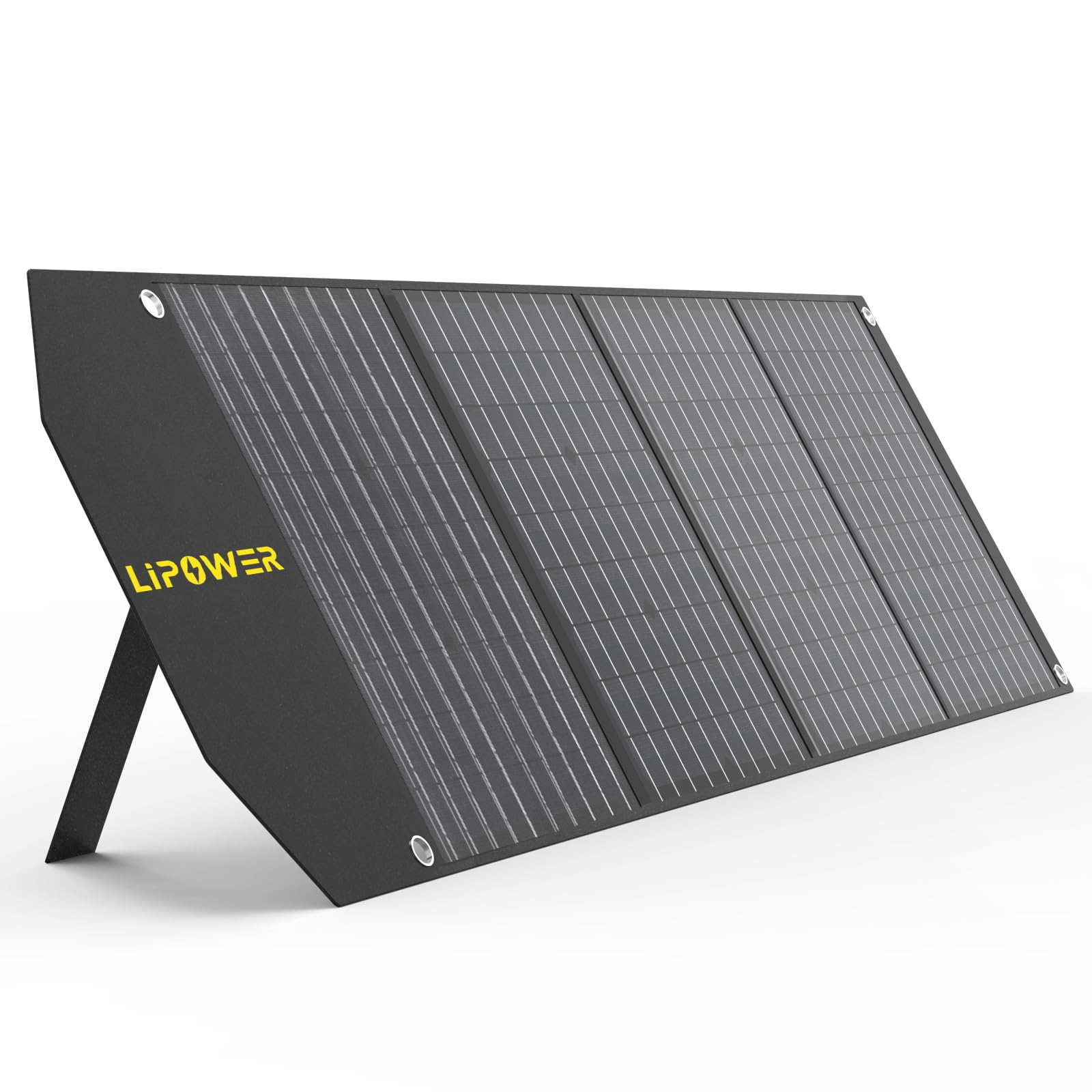 100W Portable Solar Panel 18V, Foldable Solar Charger for Jackery/Anker/FlashFish/Bluetti/Goal Zero/Rockpals Power Station and with USB, Type-C PD Output