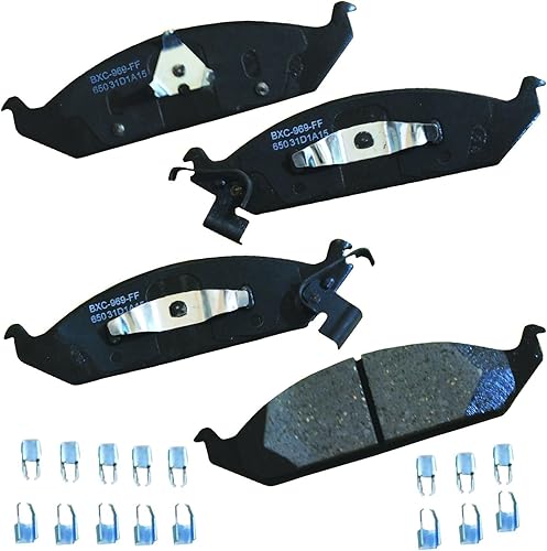 Miniatura 225 de Pastillas de freno delanteras cerámicas Bendix Premium SBC11 para modelos seleccionados Dodge Dart, Ford Fairlane, Falcon, Sedan Delivery, Mustang