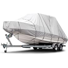 Budge Hard Top T-Top Boat Cover, Waterproof, Fits Boats 22-24 ft Long