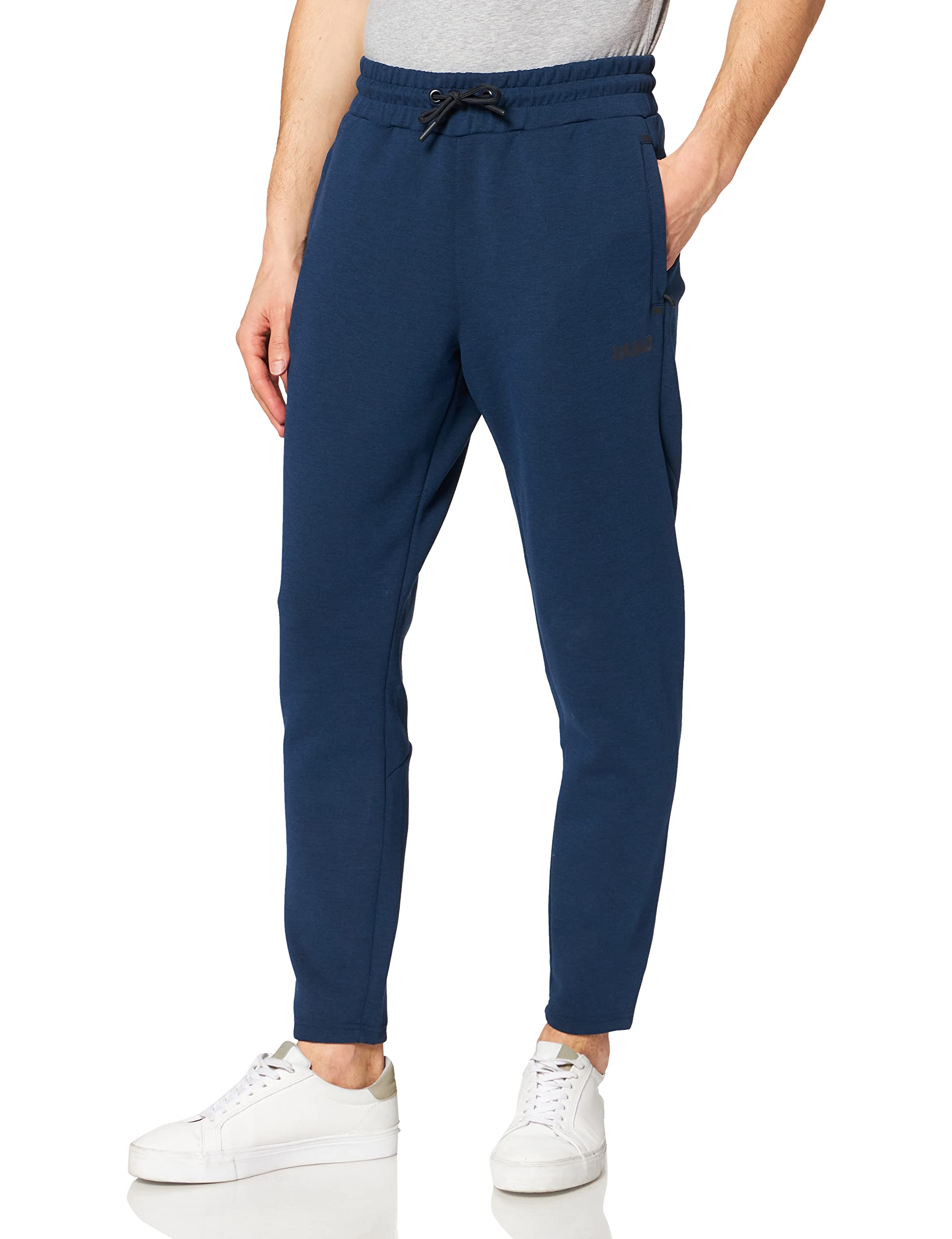 JAKO Men's Premium Basics Jogging Bottoms, Navy Marl, 4XL