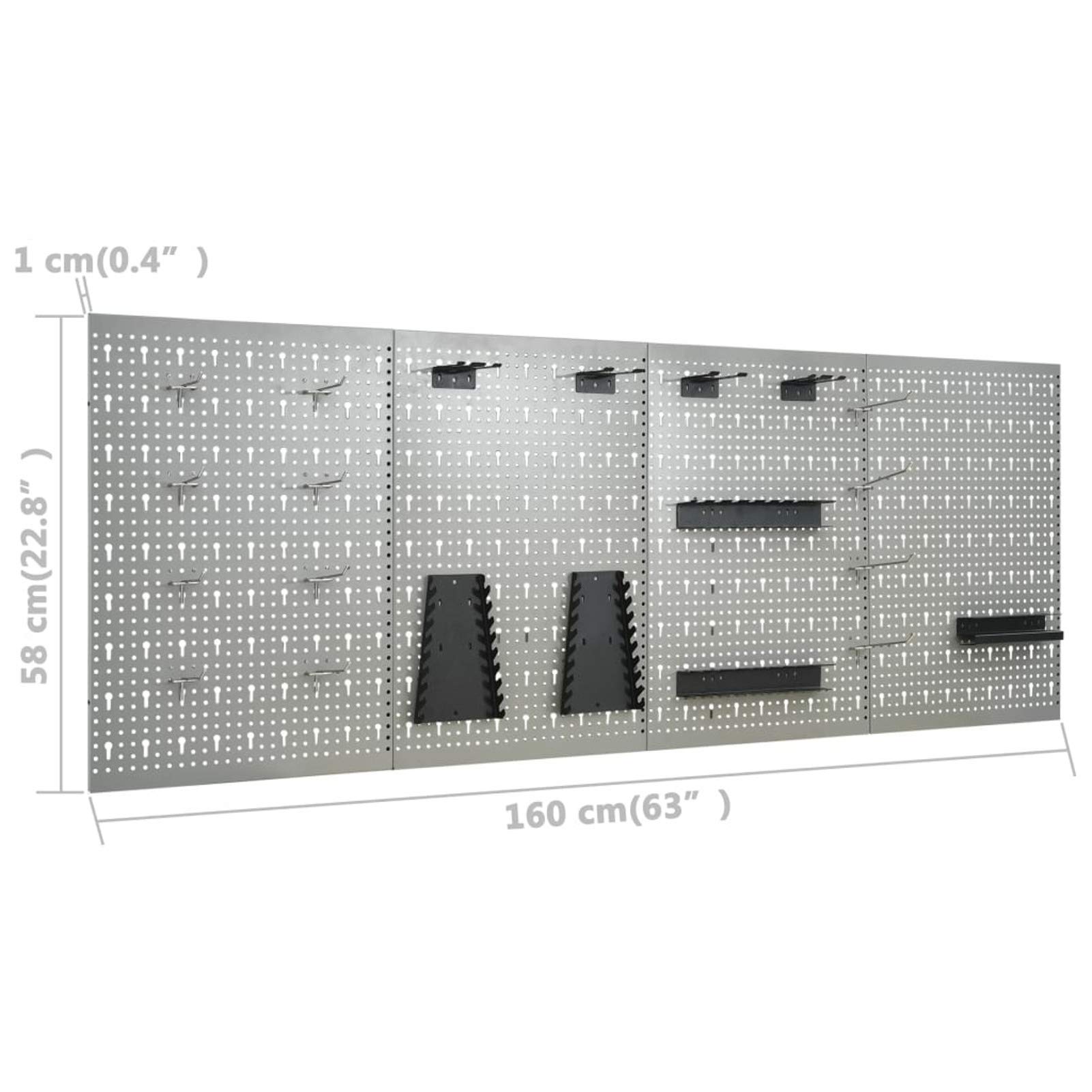 Banco de Trabajo con Cuatro Paneles de Pared, LAPOOH Banco De Trabajo, Mesa De Trabajo Taller, Caballete Mesa, Banco Herramientas, Bancada De Trabalho,
