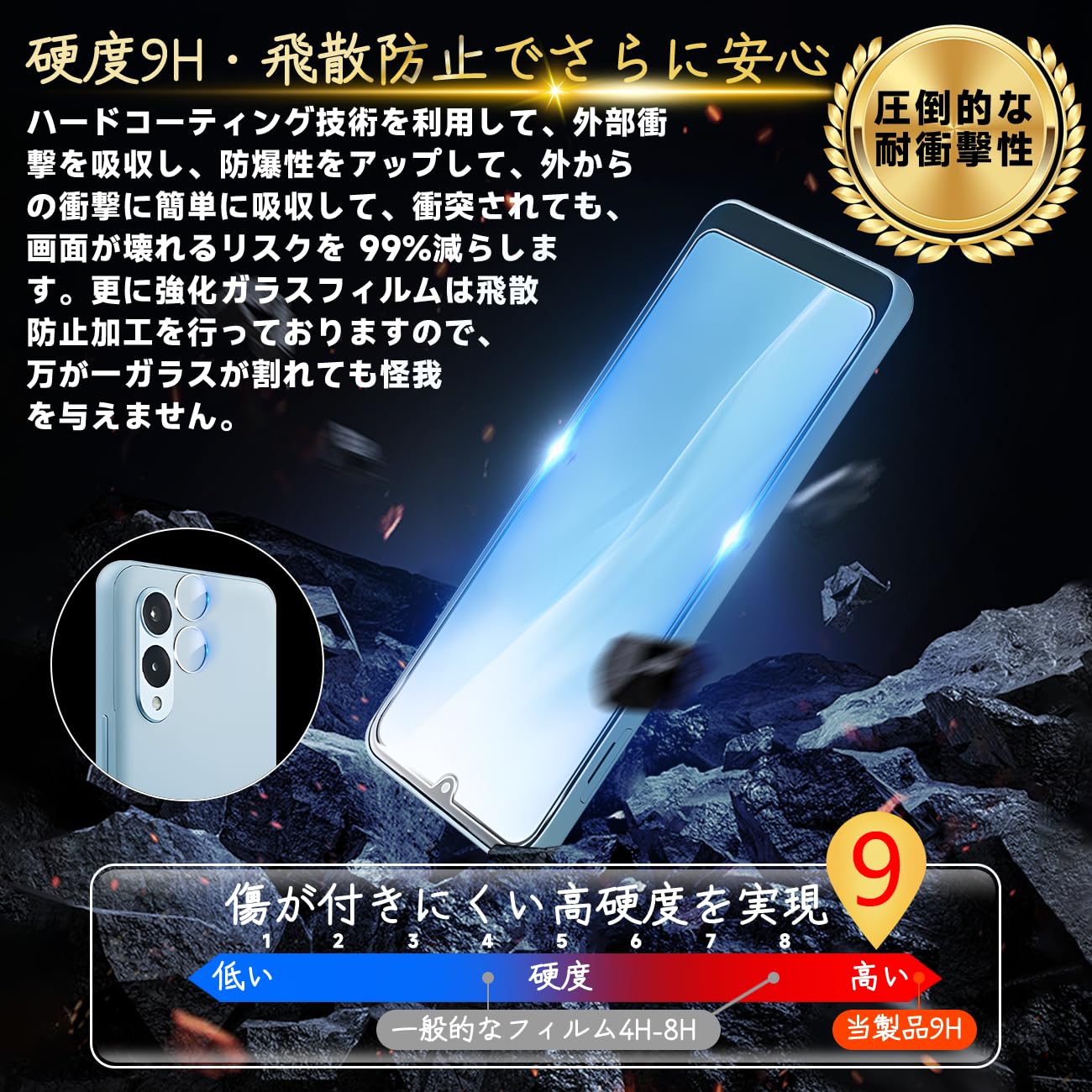 arrows We ホワイト 64GB　ガラスフィルム、カバー付 arrows We ガラスフィルムセット Arrows ケース We2 Plus ドコモ