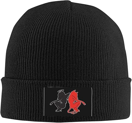 Devil Gemini Angel Demon Knitted Hat Woolen Hat Warm Fashion Outdoors Knitted Caps Unisex