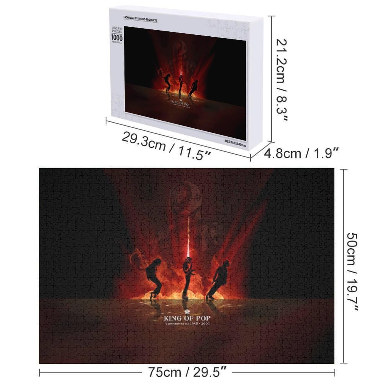 Amazon.co.jp: ジグソーパズル MJ Michael Jackson マイケルジャクソン