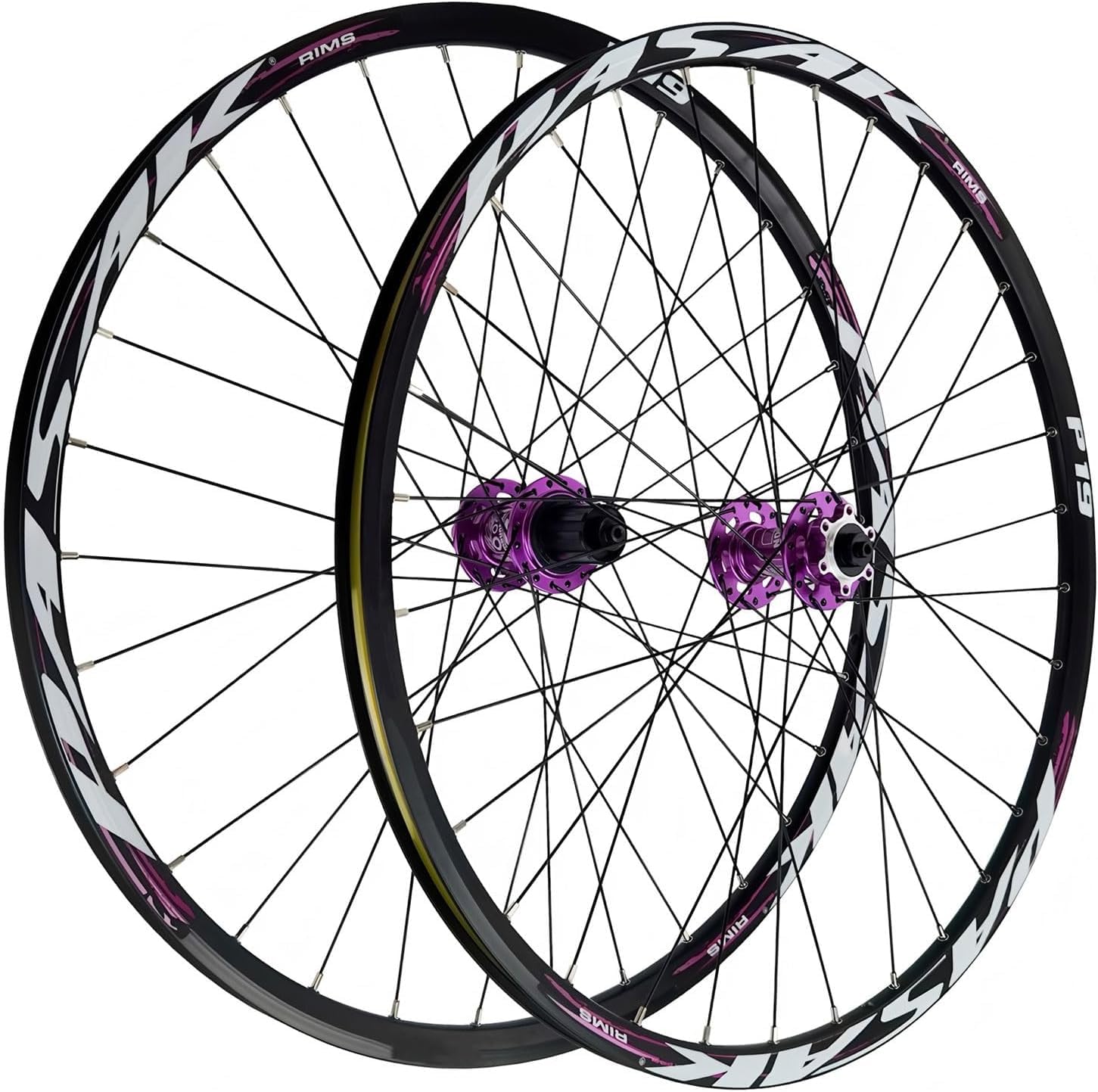 Roues VTT 27.5 pouces avec jantes double couche et 32 trous - 8